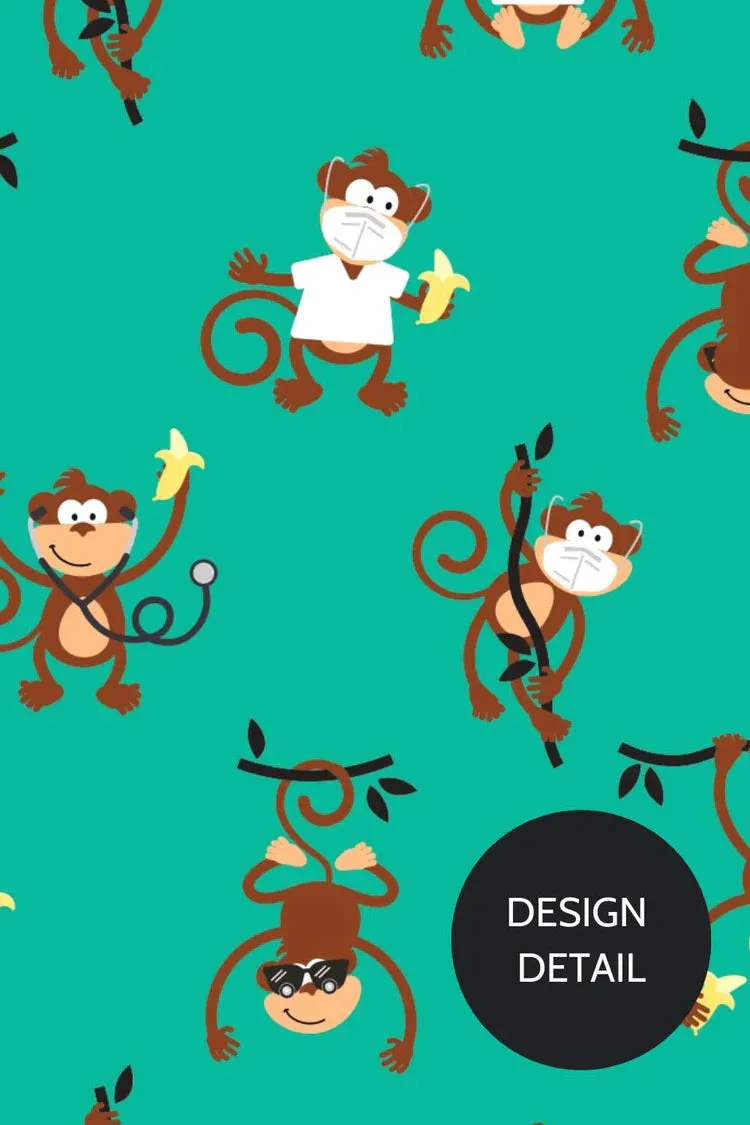 Monkeying Around Bamboo Compression Socks