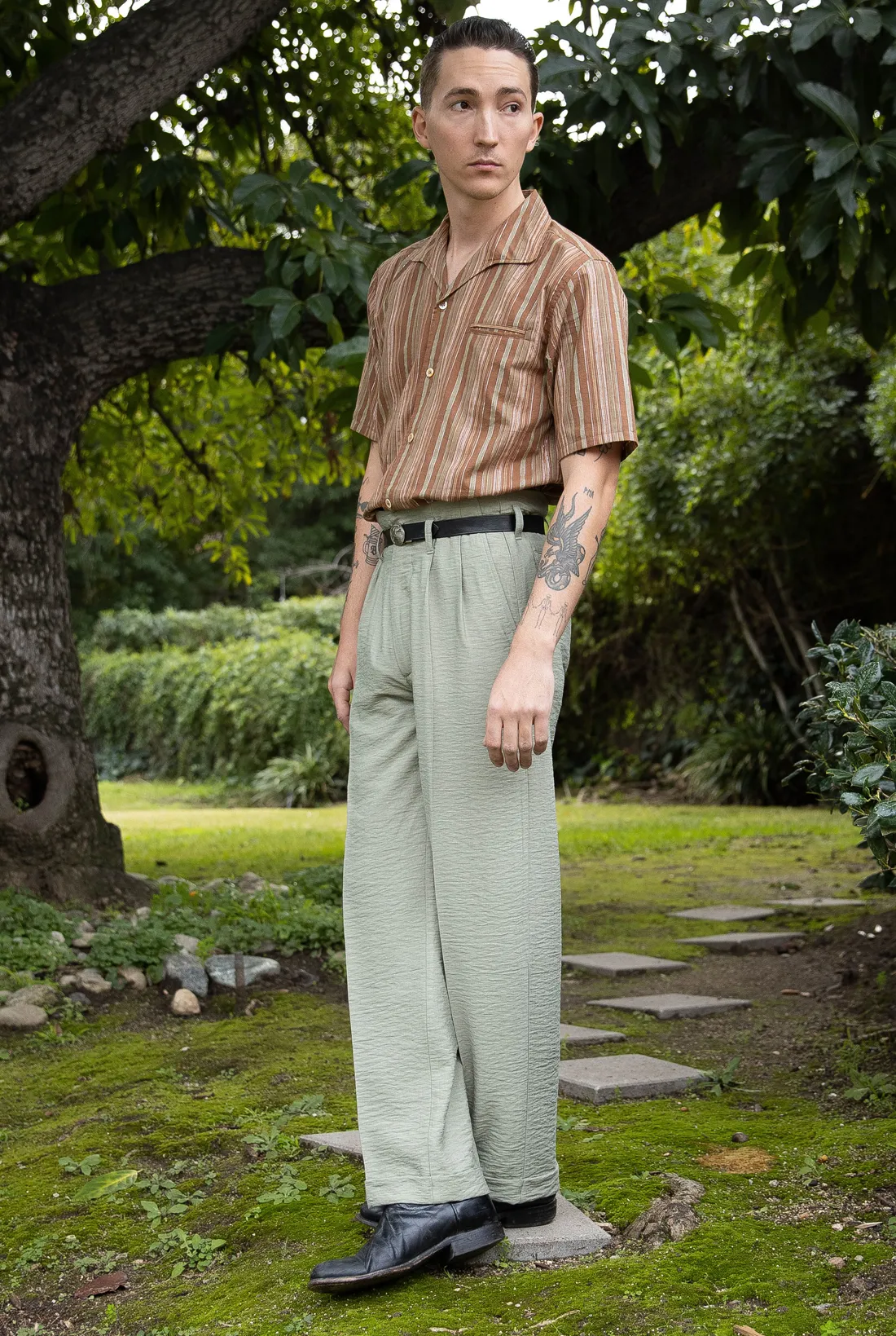 Monterey Slacks - Mint Rayon