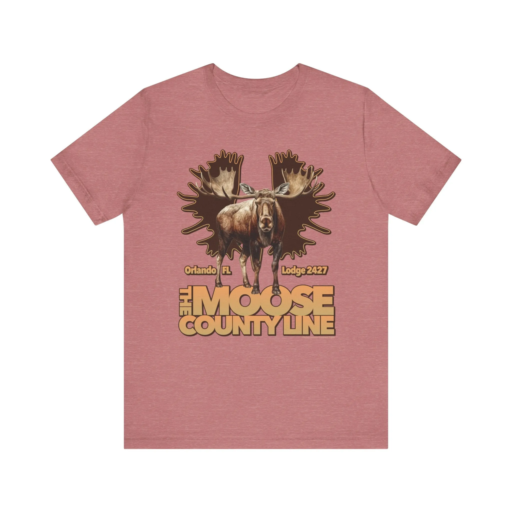Moose Lodge 2427 - Moose Antlers - Unisex T-Shirt (Front Print Only)