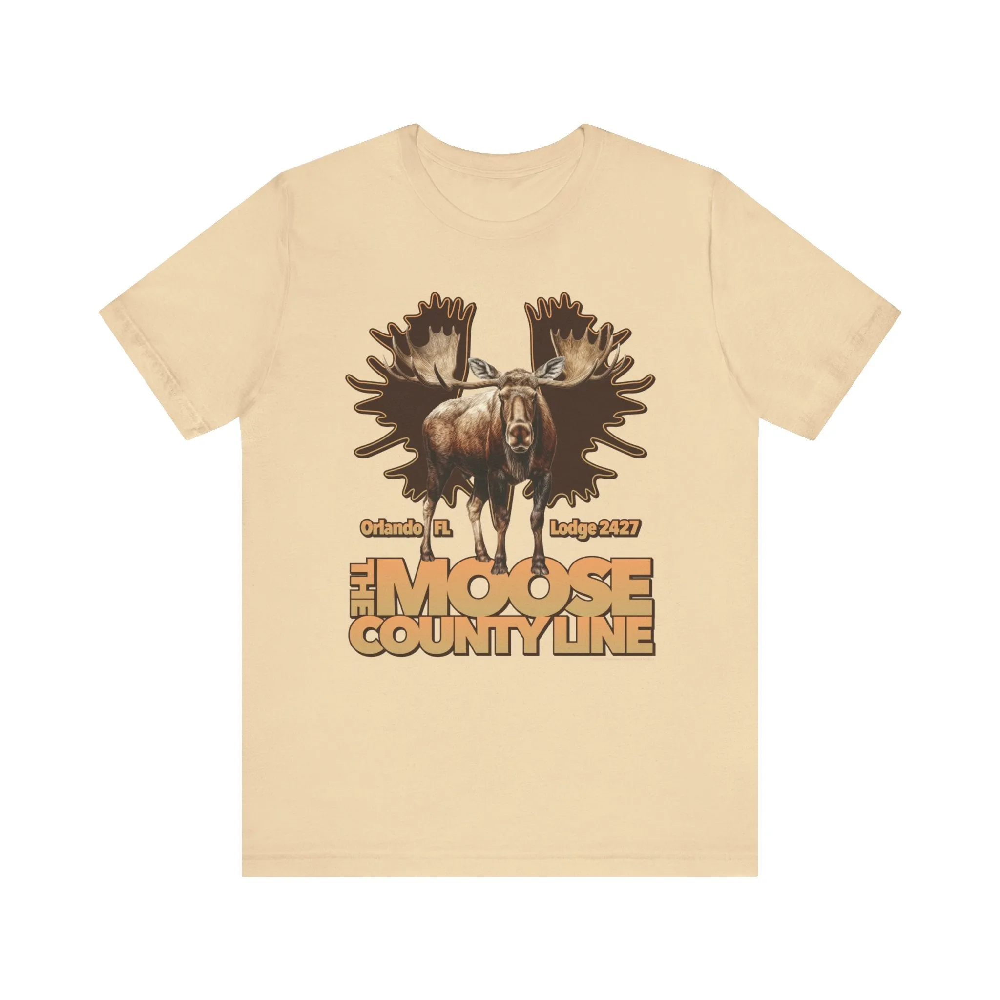 Moose Lodge 2427 - Moose Antlers - Unisex T-Shirt (Front Print Only)