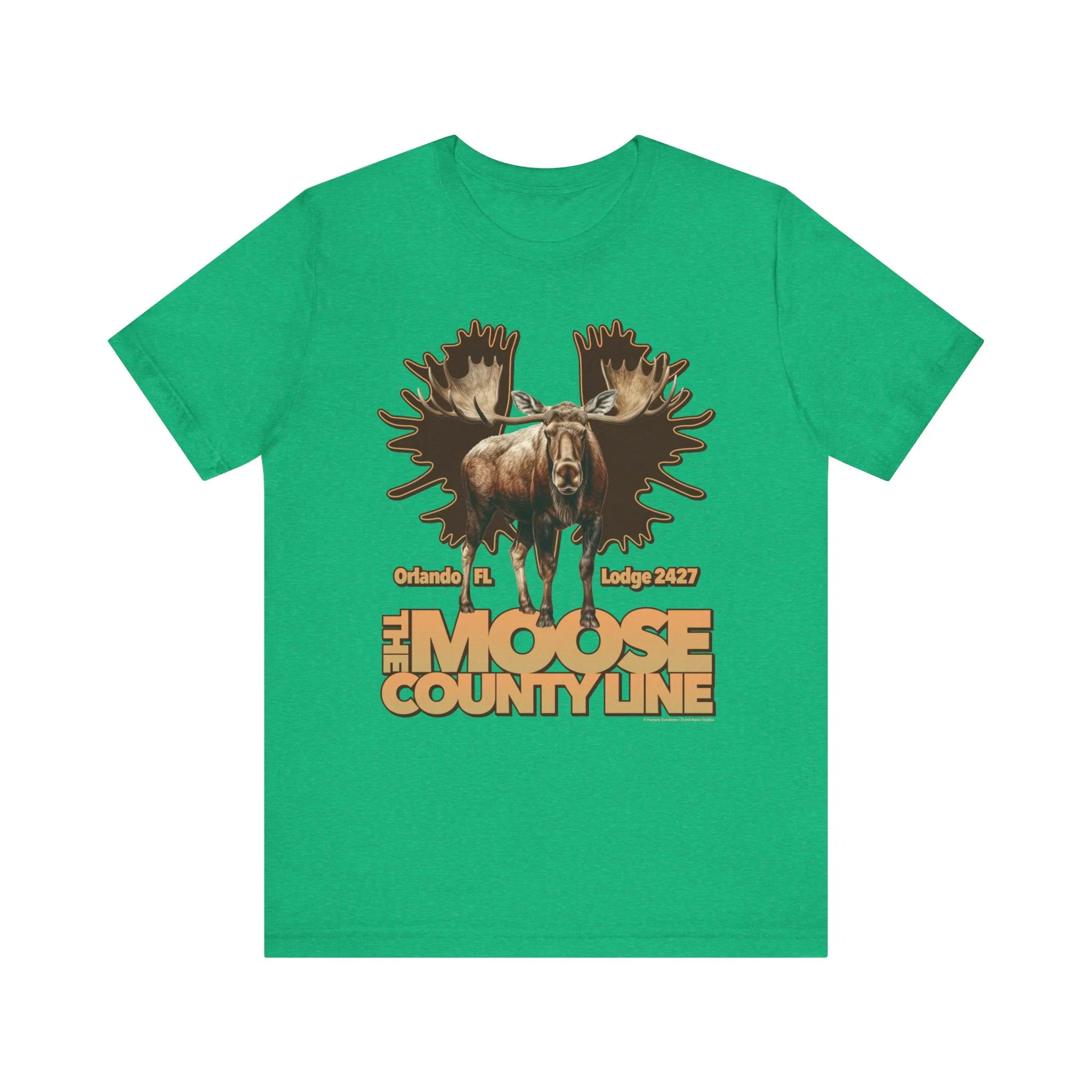 Moose Lodge 2427 - Moose Antlers - Unisex T-Shirt (Front Print Only)