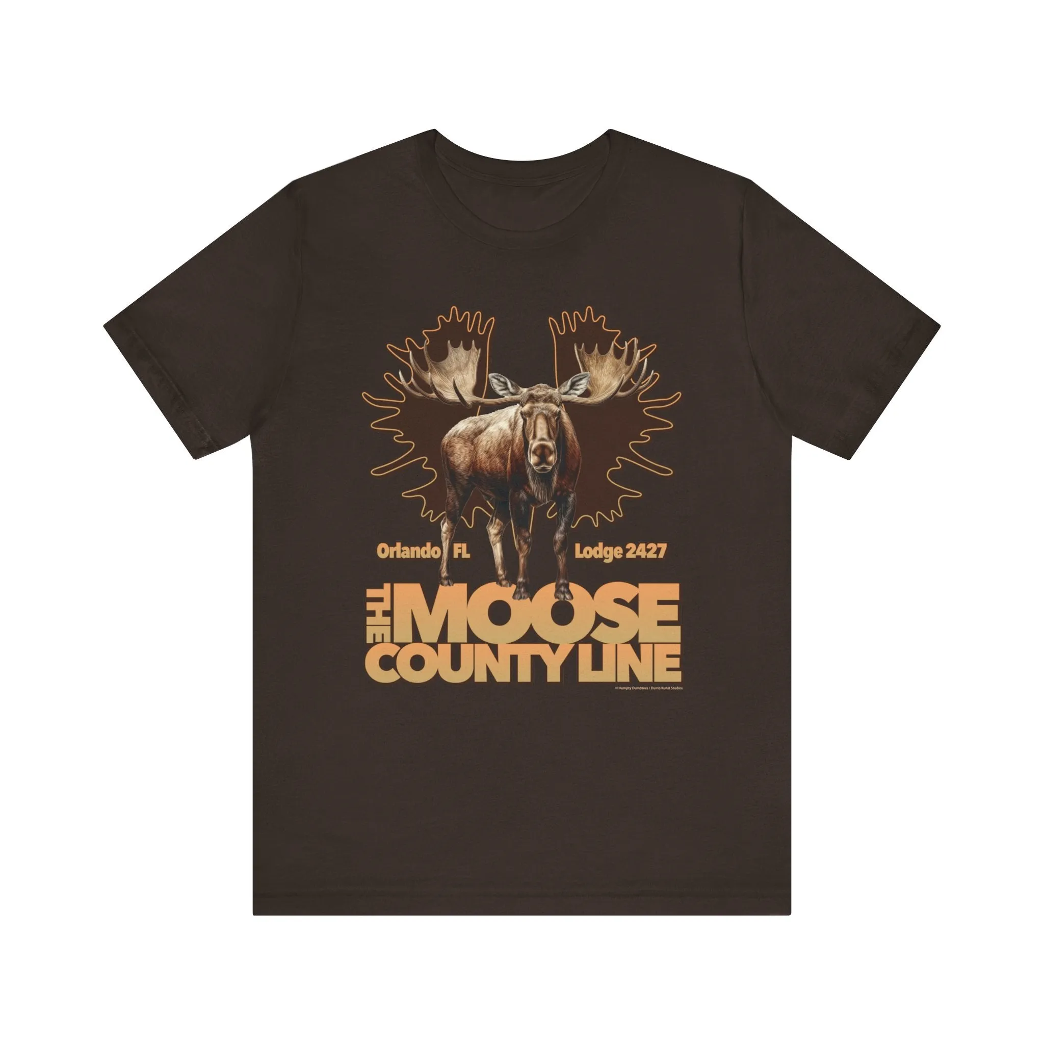 Moose Lodge 2427 - Moose Antlers - Unisex T-Shirt (Front Print Only)