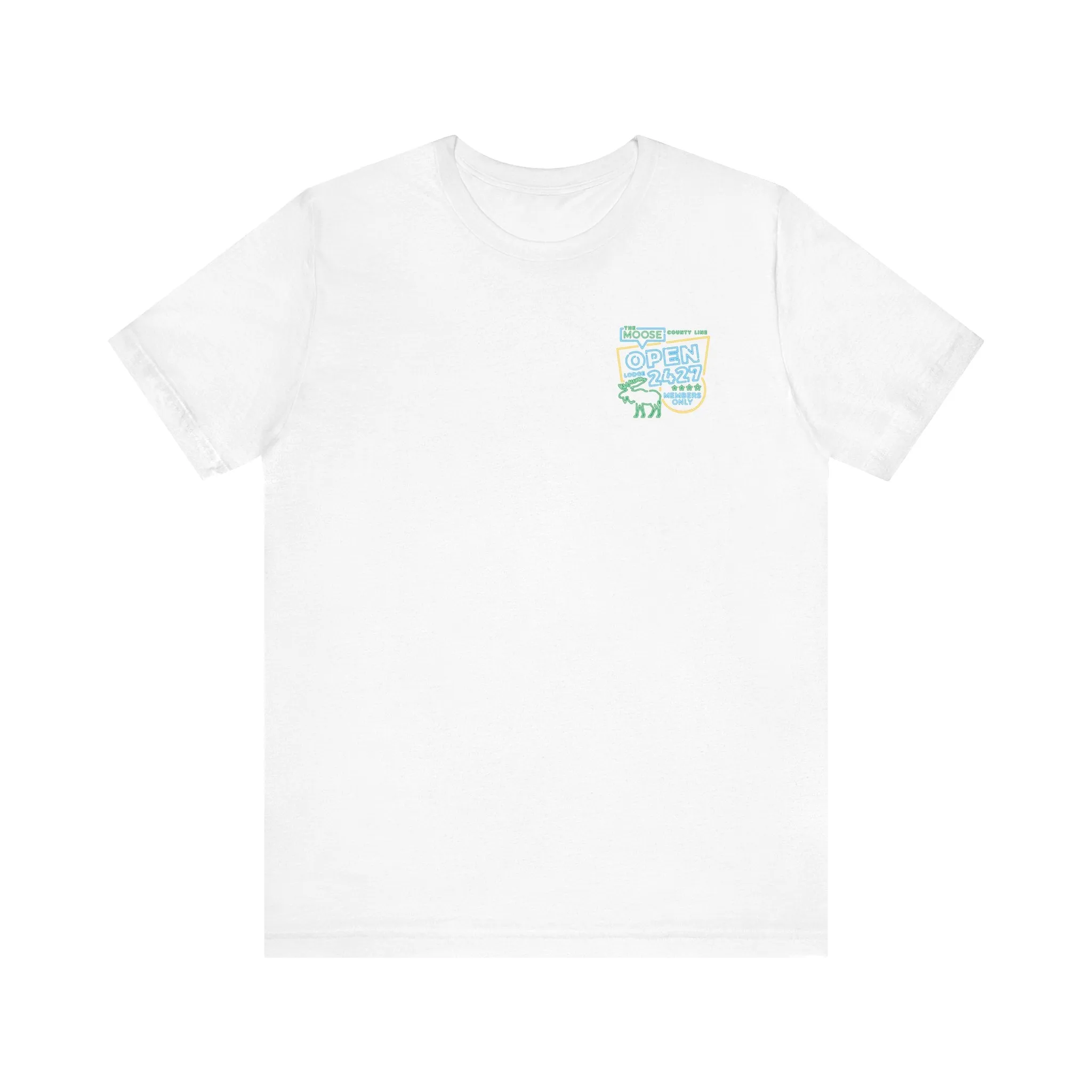 Moose Lodge 2427 - Moose Open 2427 - Unisex T-Shirt (Front & Back Print)