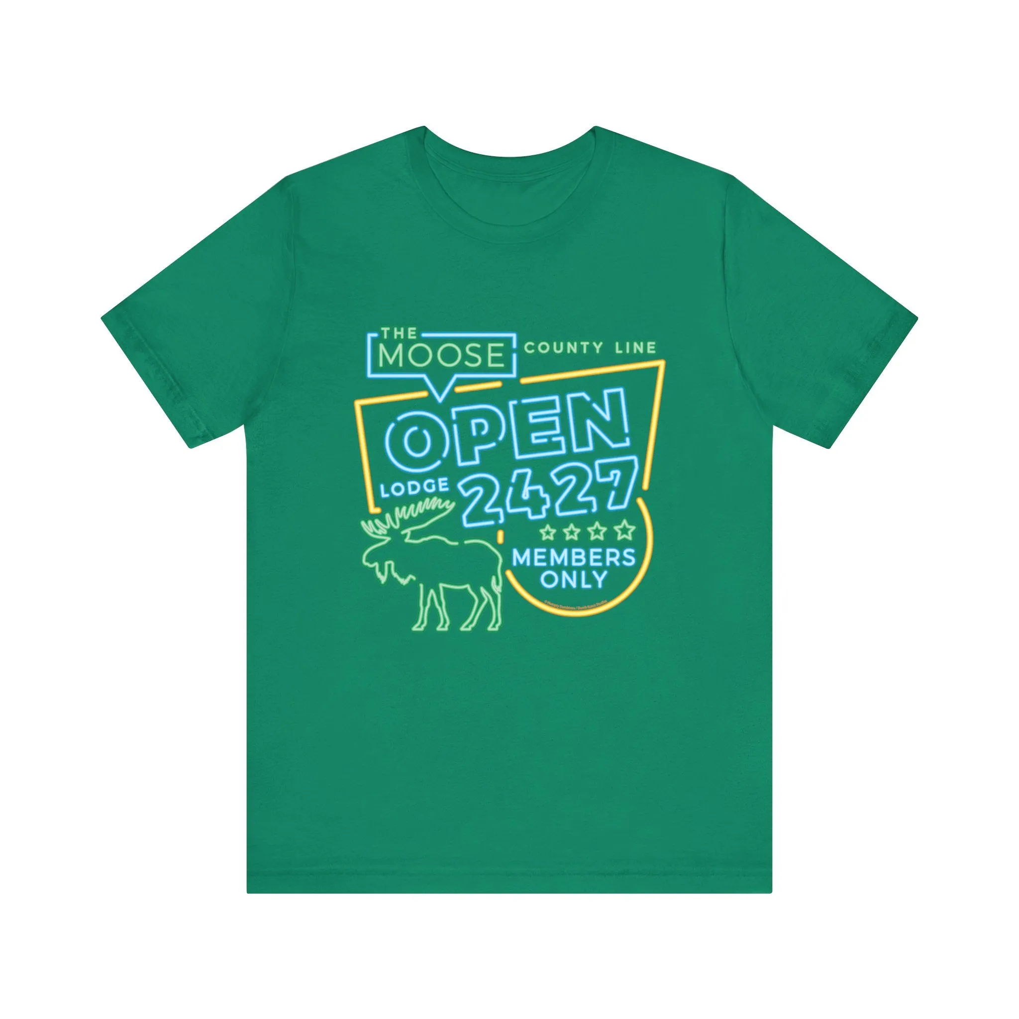 Moose Lodge 2427 - Moose Open 2427 - Unisex T-Shirt (Front Print Only)