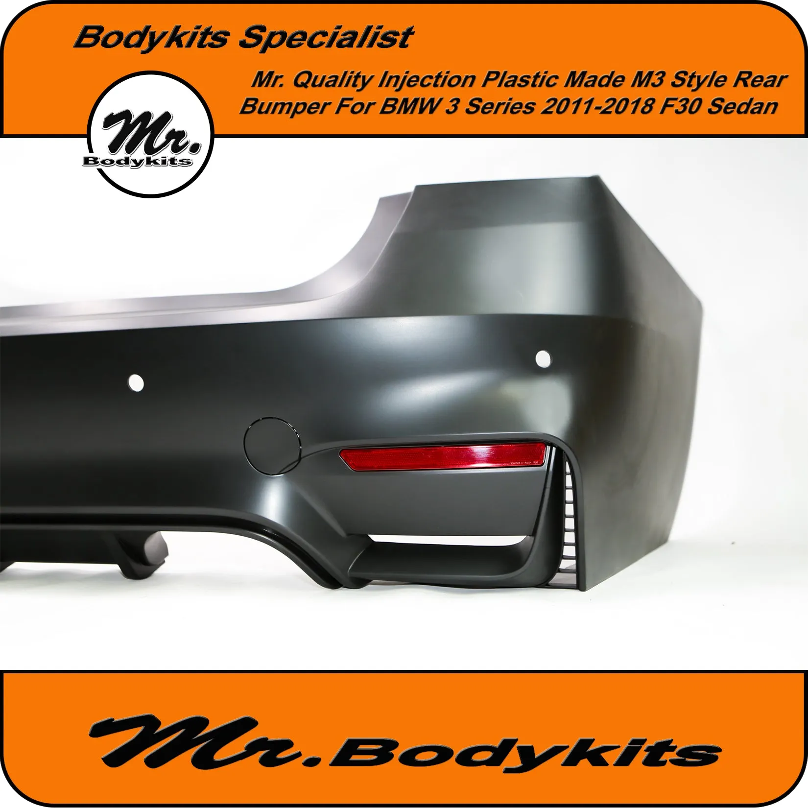 Mr Bodykits M3 Style Replacement Rear Bumper For BMW 3 Series 2011-2018, F30