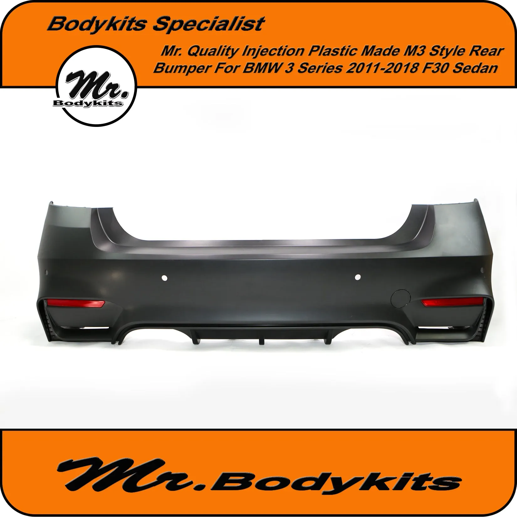 Mr Bodykits M3 Style Replacement Rear Bumper For BMW 3 Series 2011-2018, F30