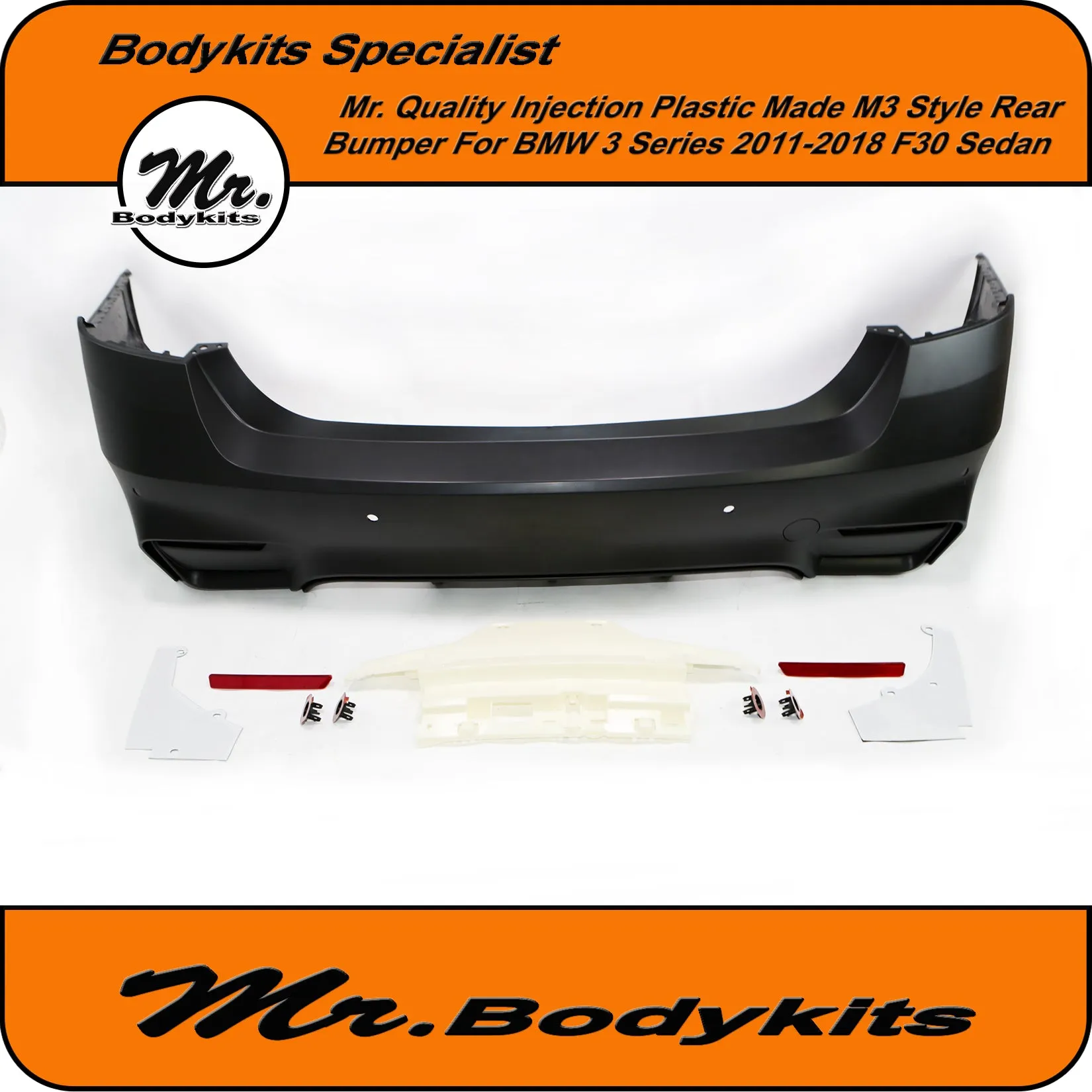 Mr Bodykits M3 Style Replacement Rear Bumper For BMW 3 Series 2011-2018, F30
