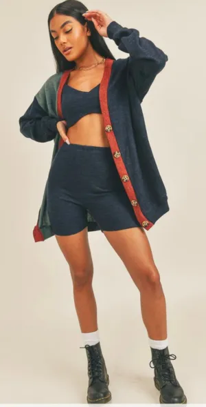 Ms Preppy Shorts Set
