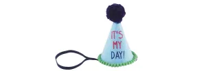Mud Pie Musical Birthday Hat Headband - Blue