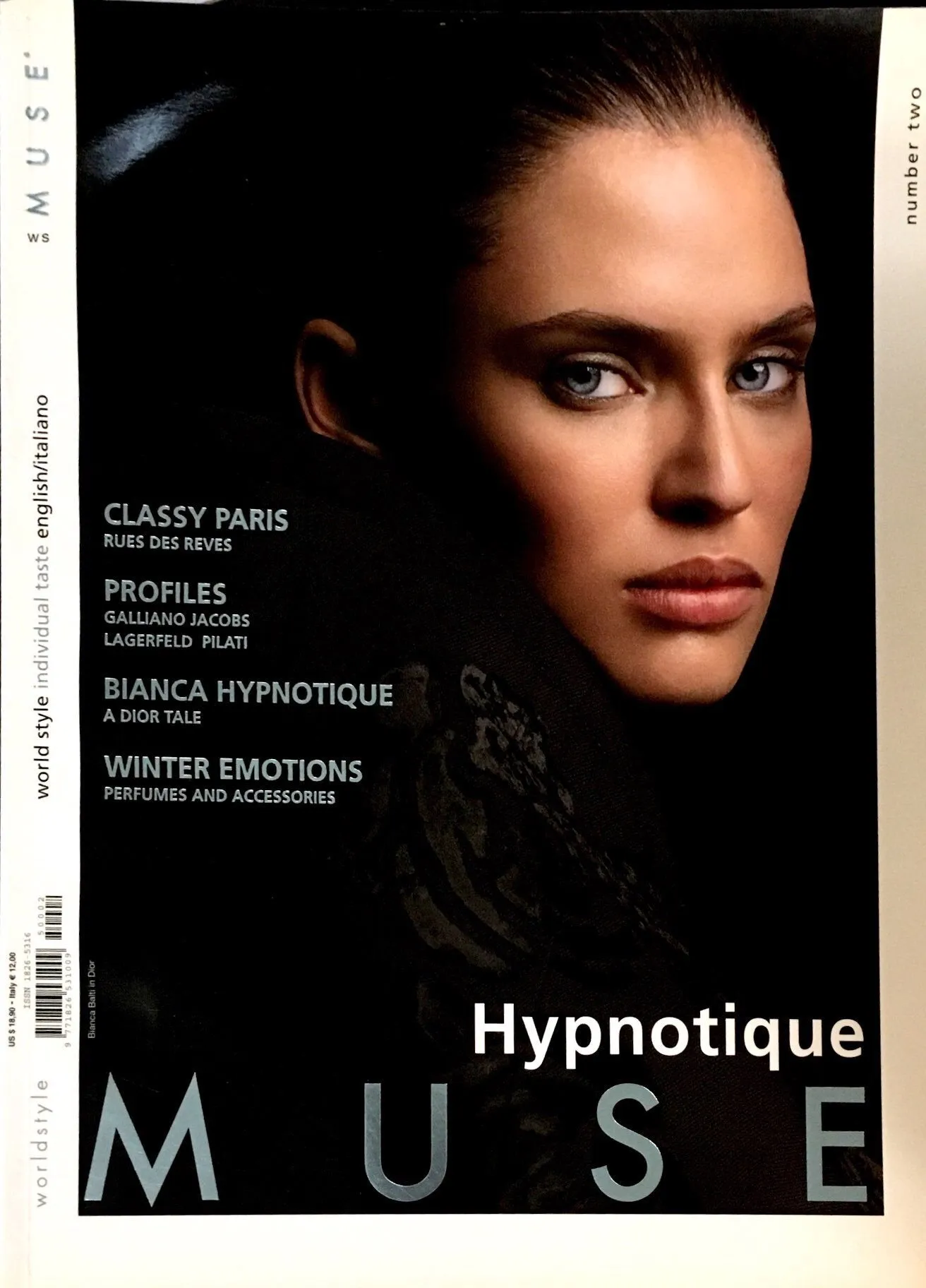 MUSE Magazine #2 Winter 2005 BIANCA BALTI John Galliano MARC JACOBS