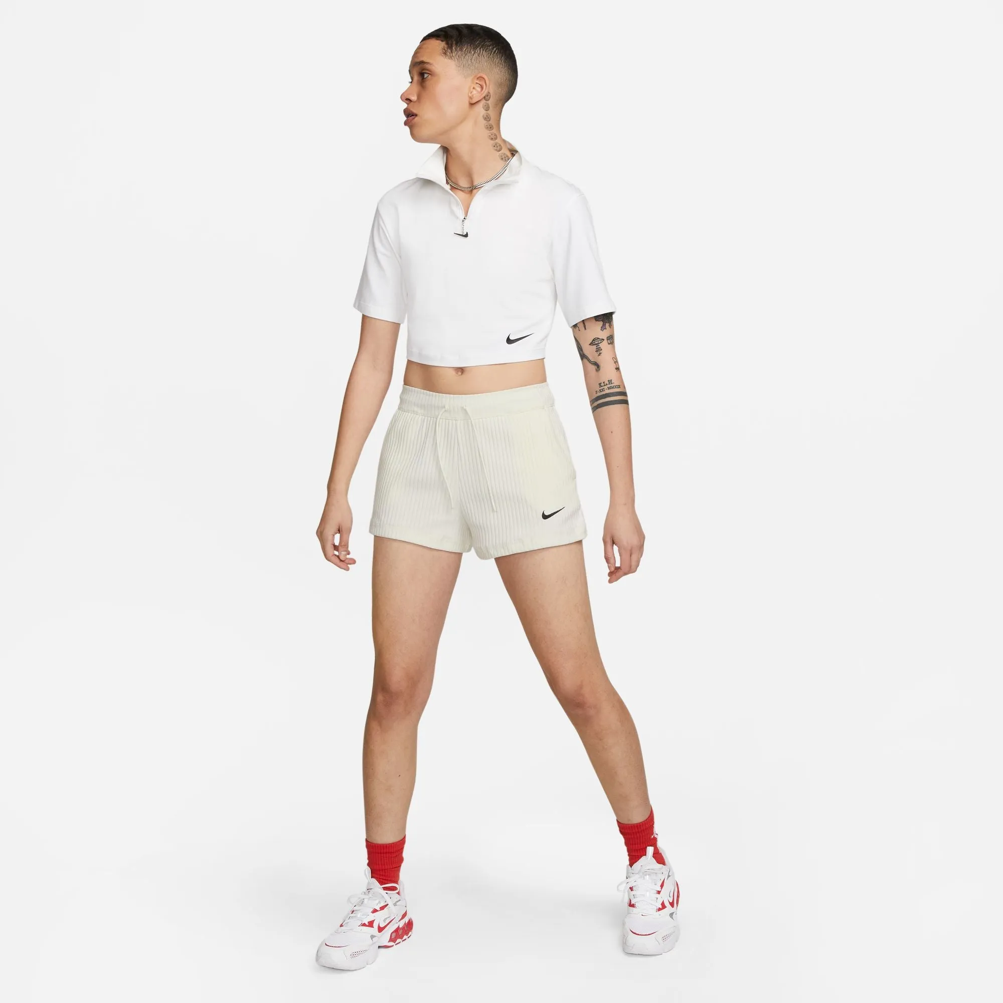 Nike Sportswear Women's High-Waisted Ribbed Jersey Shorts