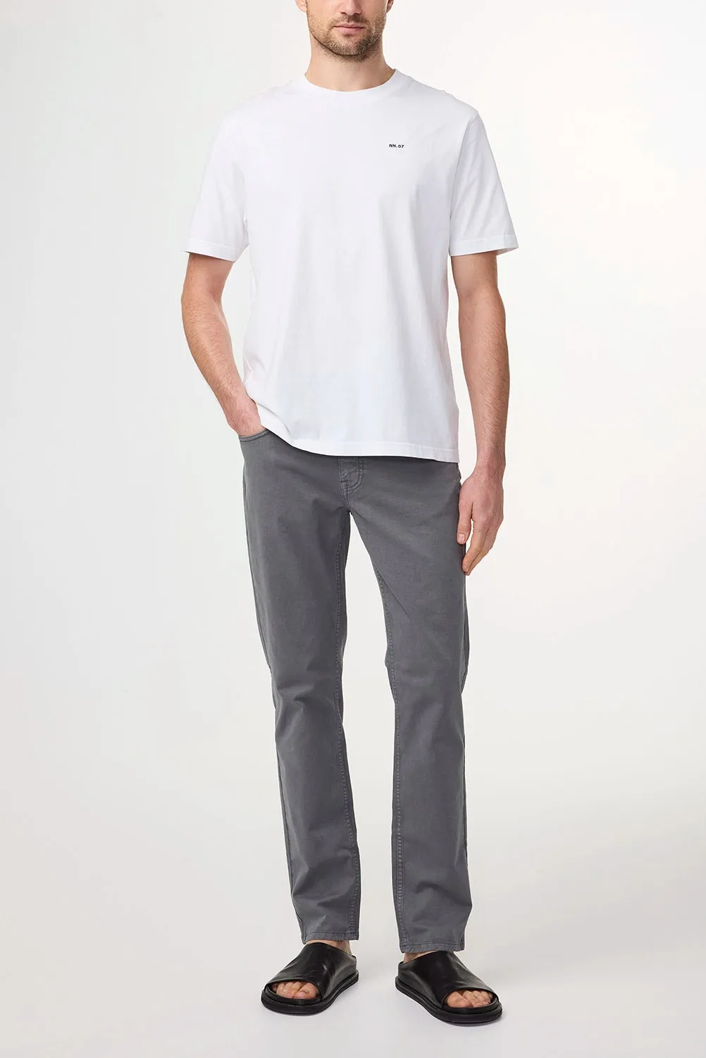 NN07 ADAM PIMA COTTON EMBROIDERED TSHIRT 3209