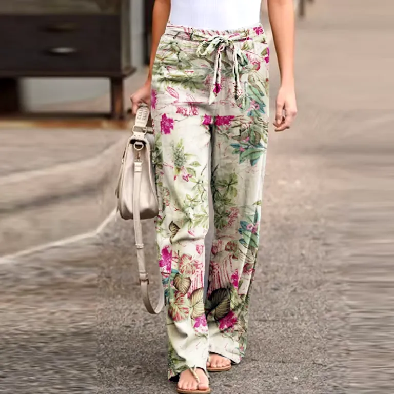 Noosa | Vintage High-Waist Wide-Leg Pants