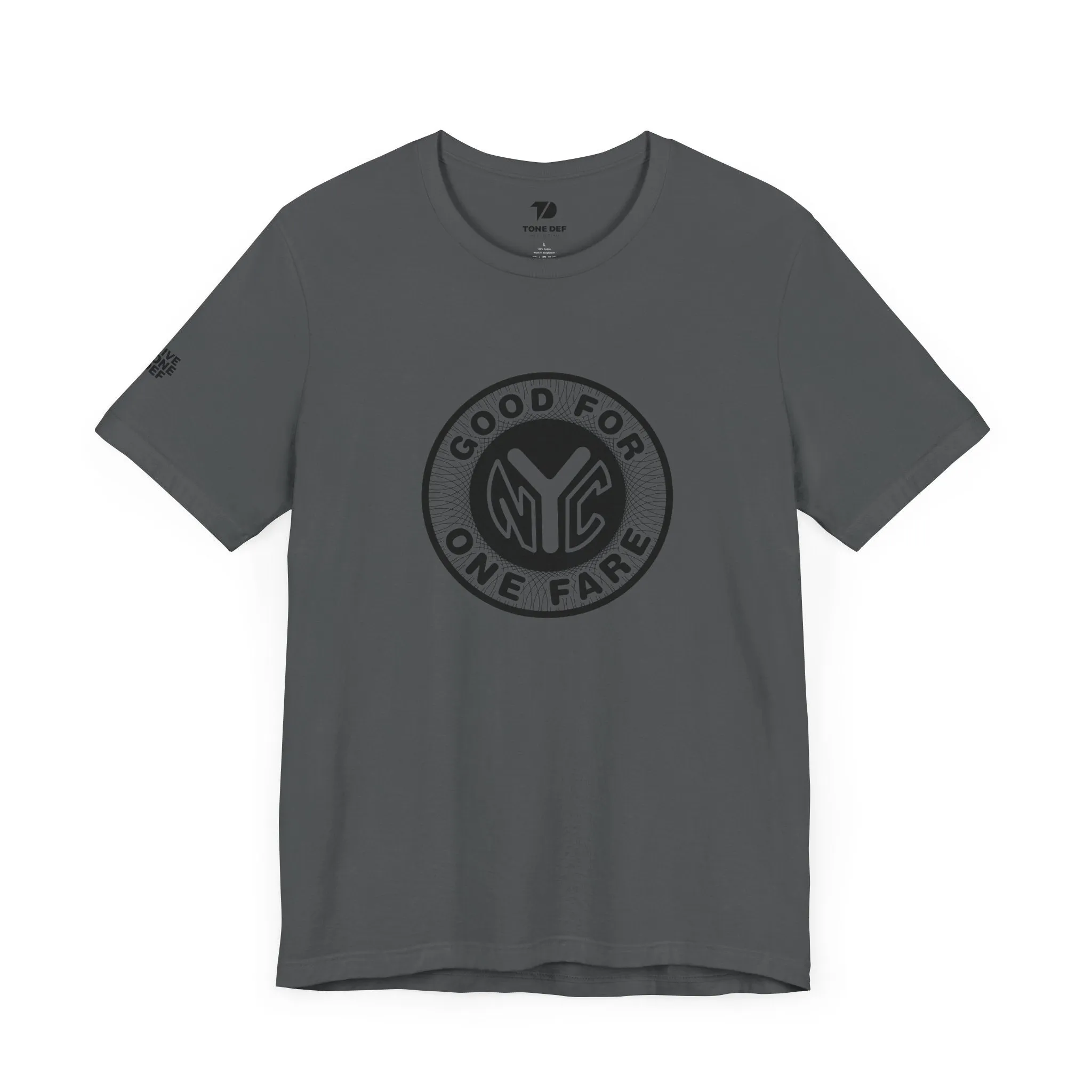NYC Transit Token - Unisex Jersey Short Sleeve Tee