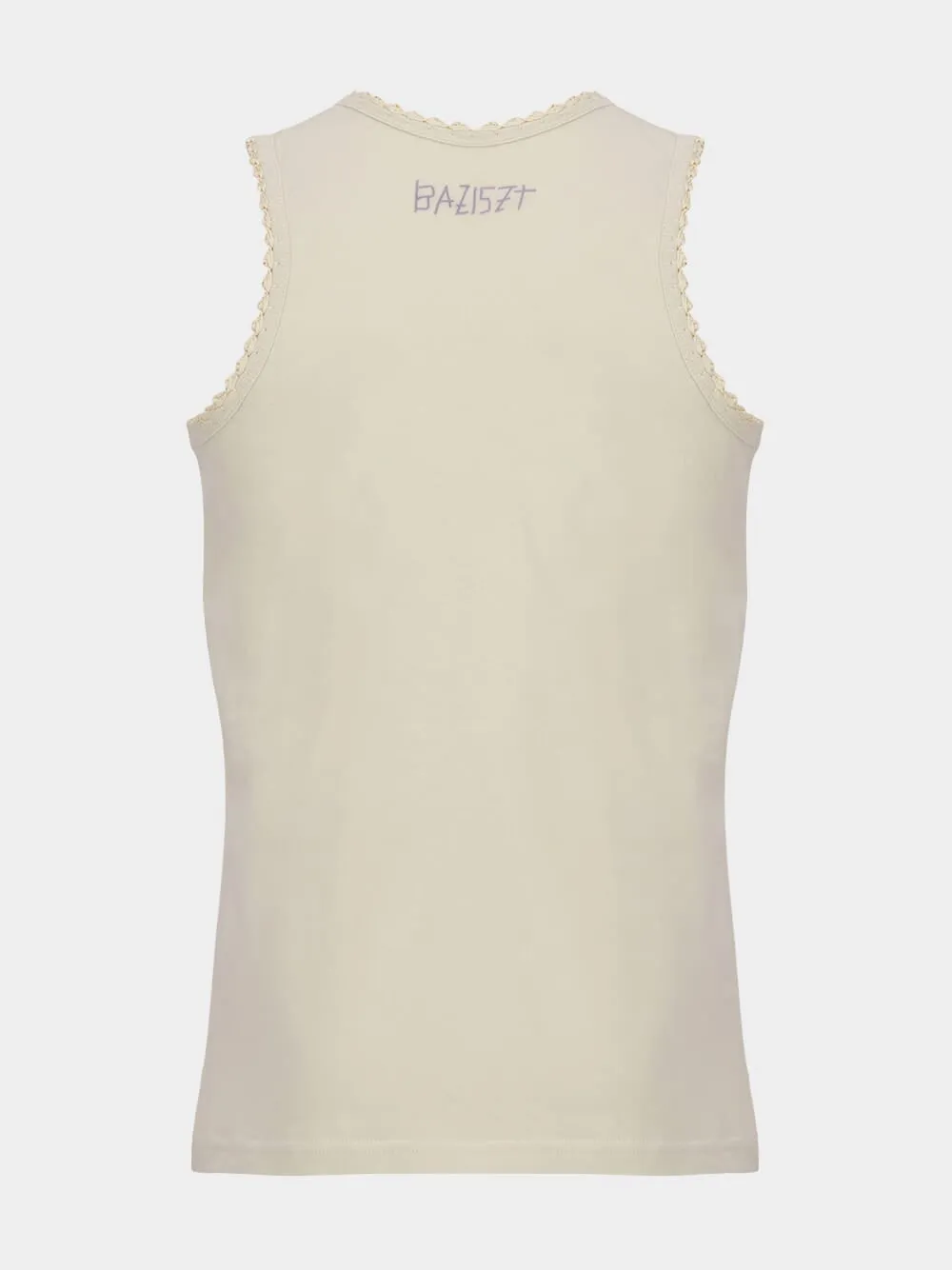 Off White Croquet Tank Top