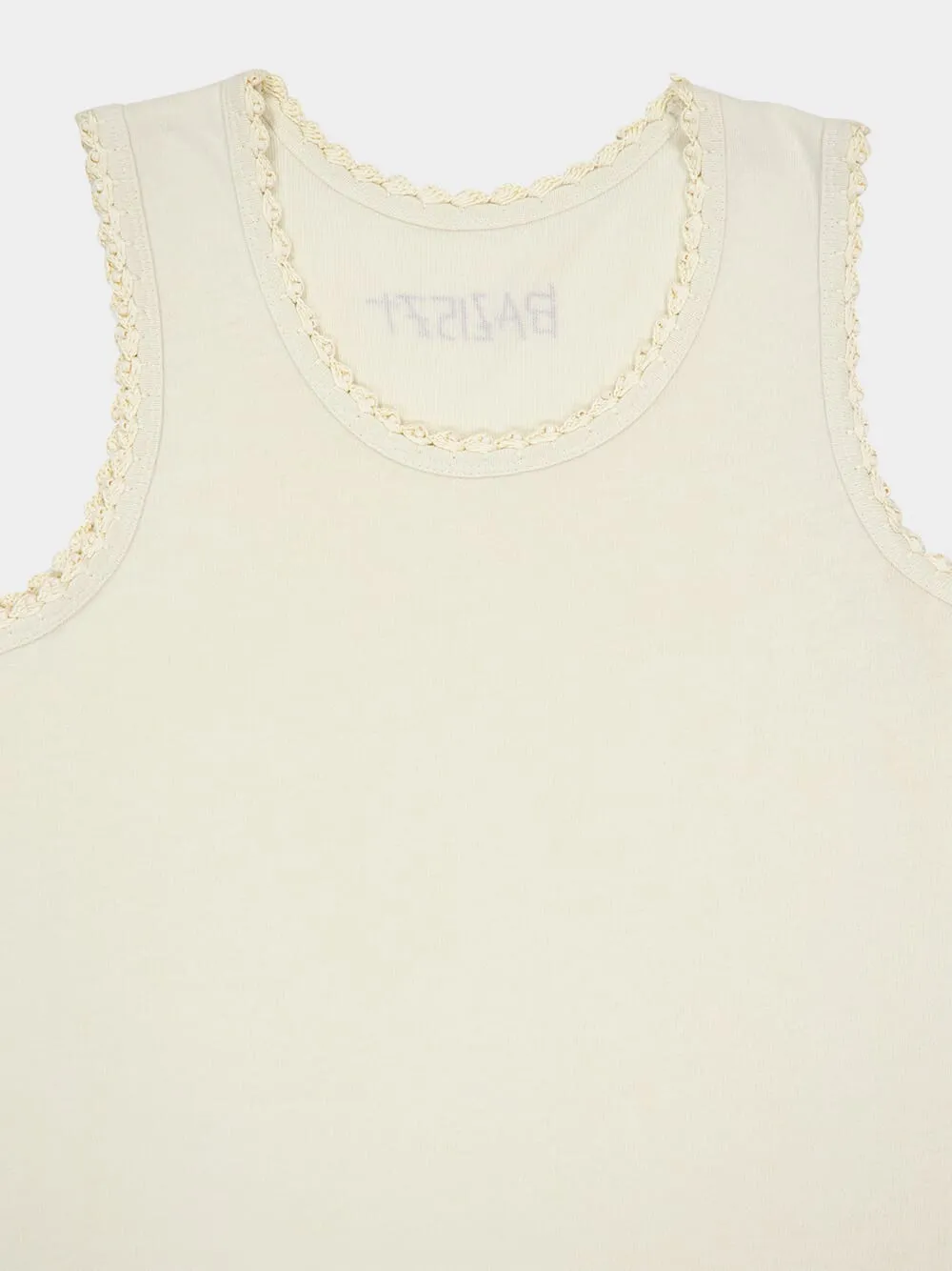 Off White Croquet Tank Top