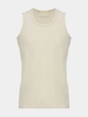 Off White Croquet Tank Top