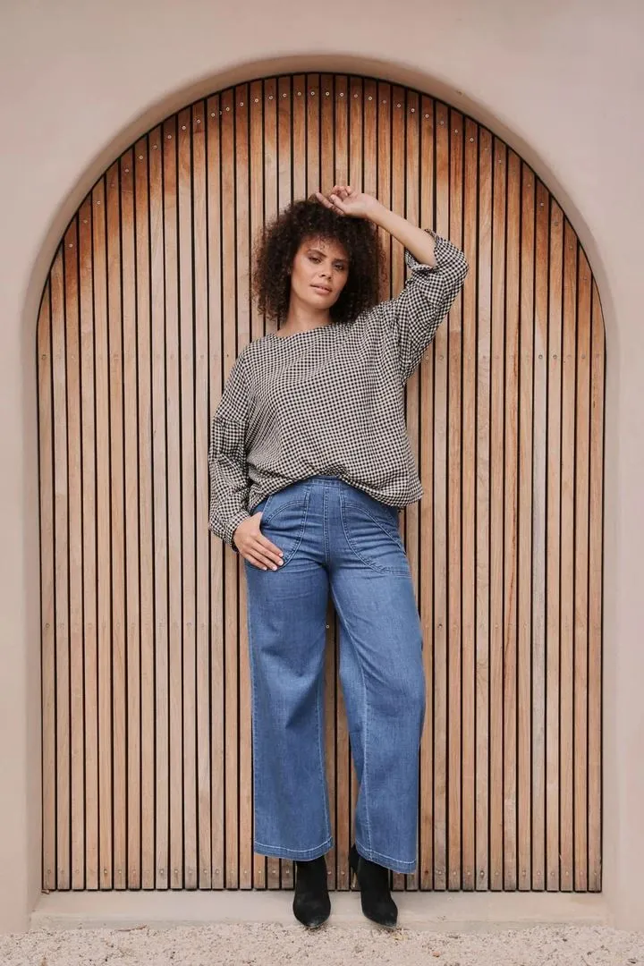 OLGA DE POLGA Peggy Long Jeans Original Wash