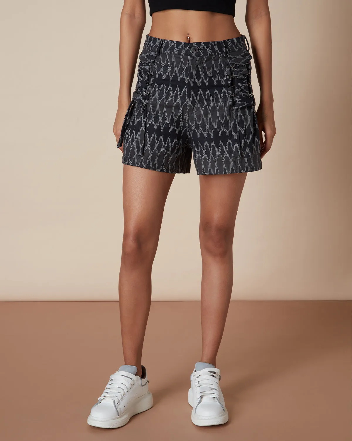 On The Road Ikat Print Shorts