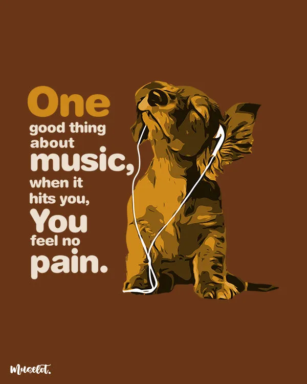 One good thing about music printed t shirts