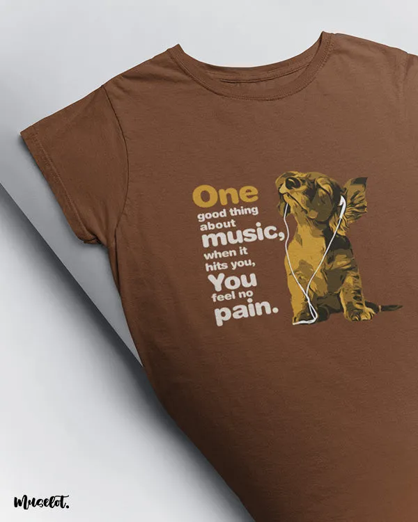 One good thing about music printed t shirts