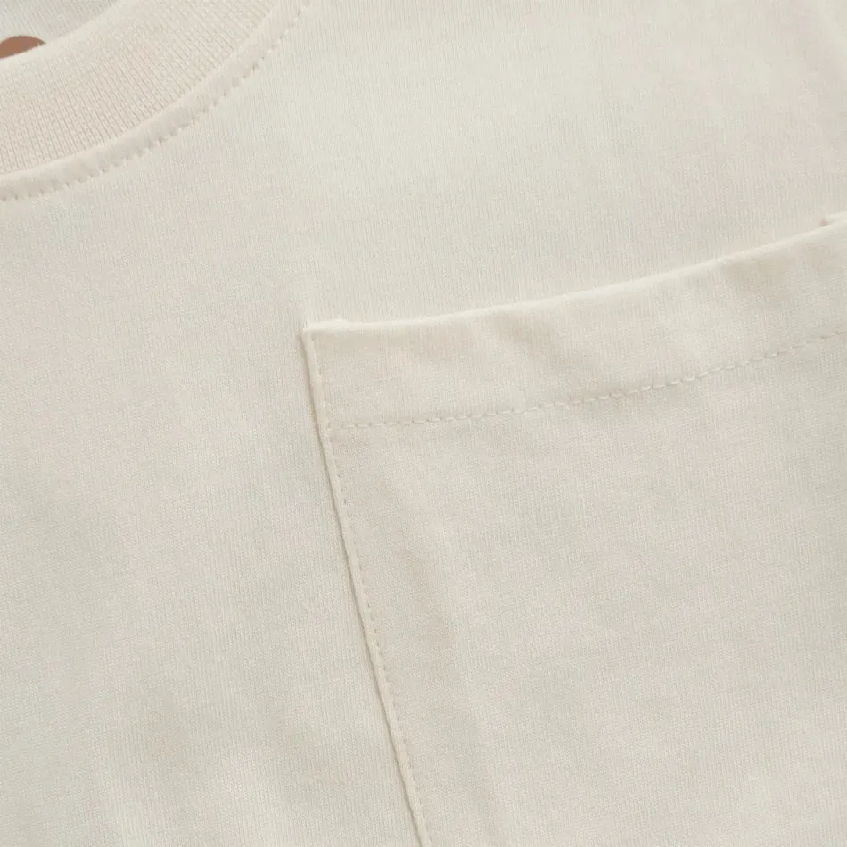 Organic Cotton Essential Egret Palm Tee