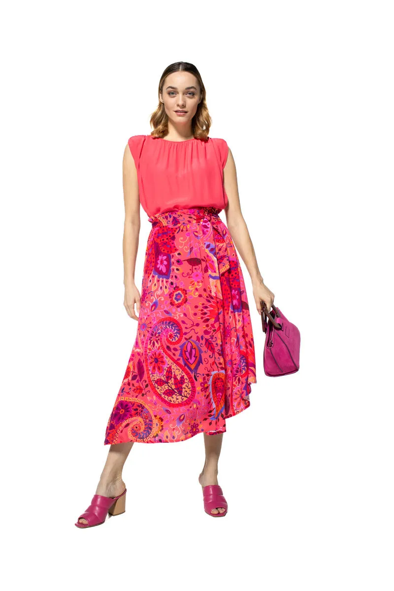 PADDED SHOULDER LOOSE TOP