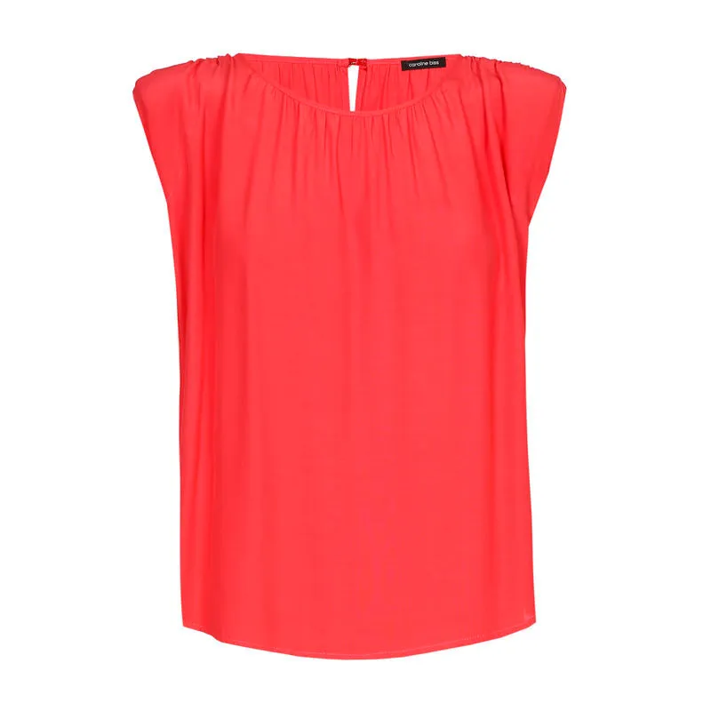 PADDED SHOULDER LOOSE TOP
