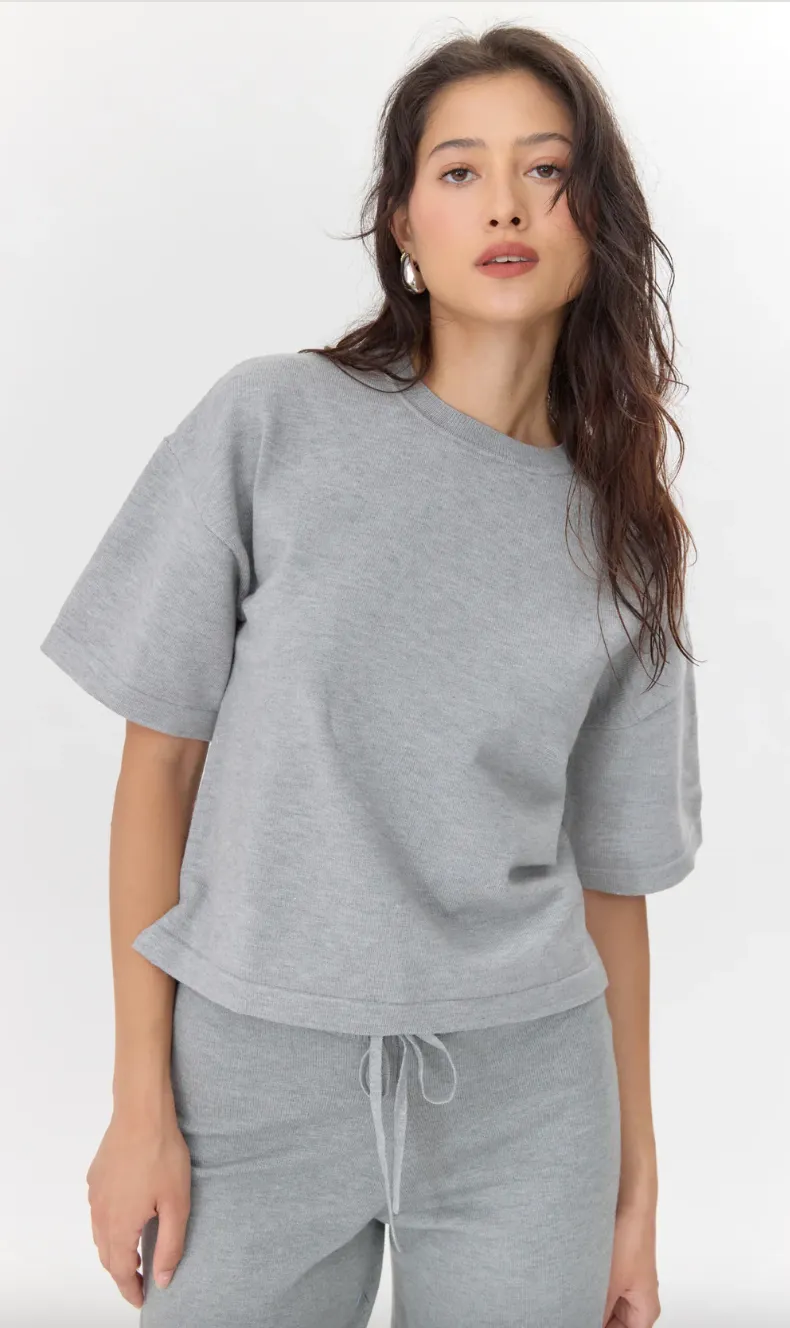 Paige Top-Grey