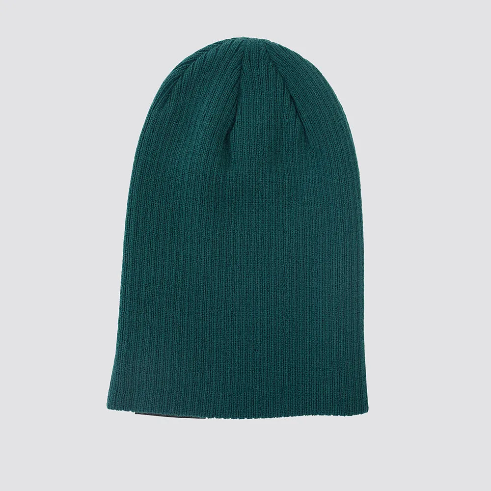 Pine Green Slouch Beanie