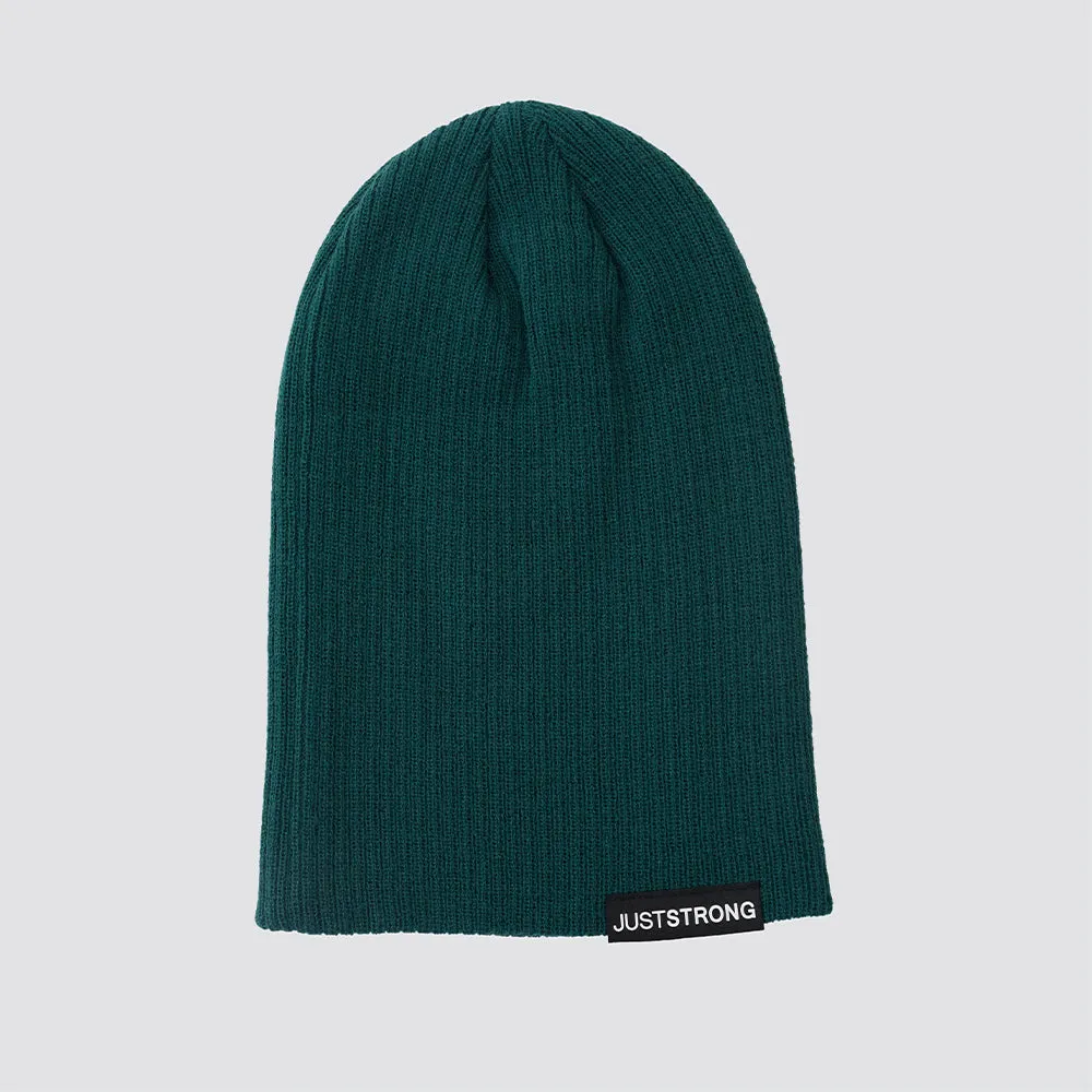 Pine Green Slouch Beanie