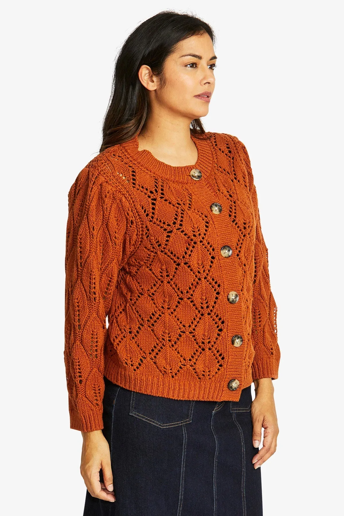 Pingpong P585025 Pointelle Cardigan
