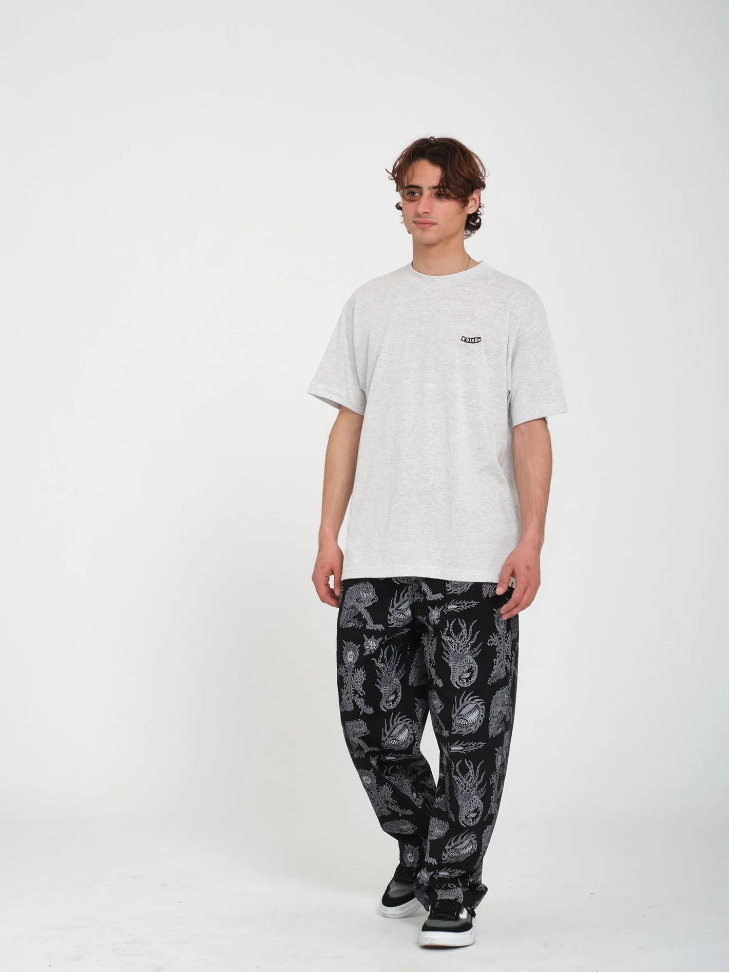 Pistol Stone T-shirt - BONE HEATHER
