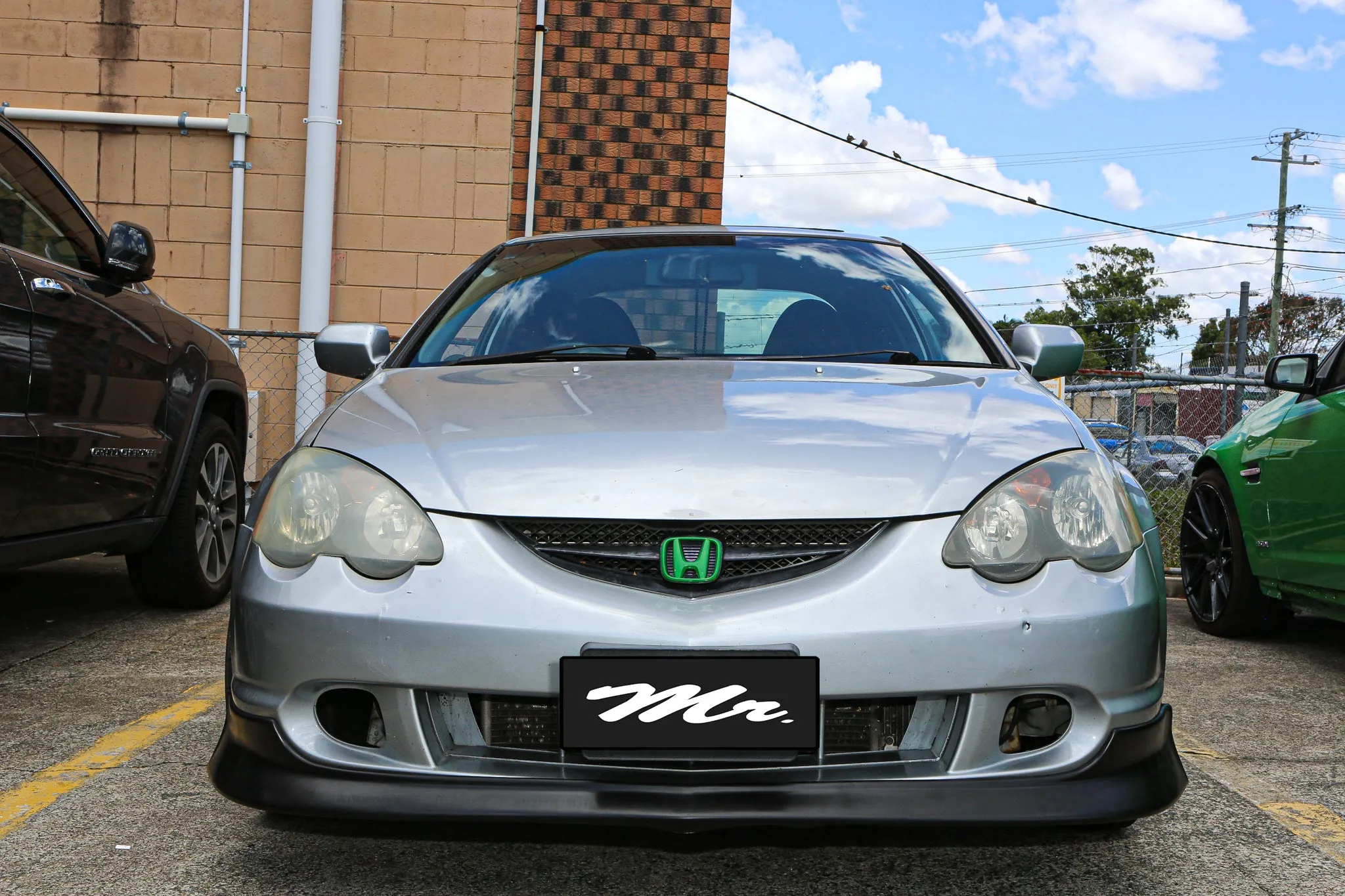 Plastic Type-R Style Front Bumper Lip Suits DC5 Honda Intergra 2001-2004 Models