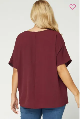 Plus Paisley Flowy Top-2 Colors Available