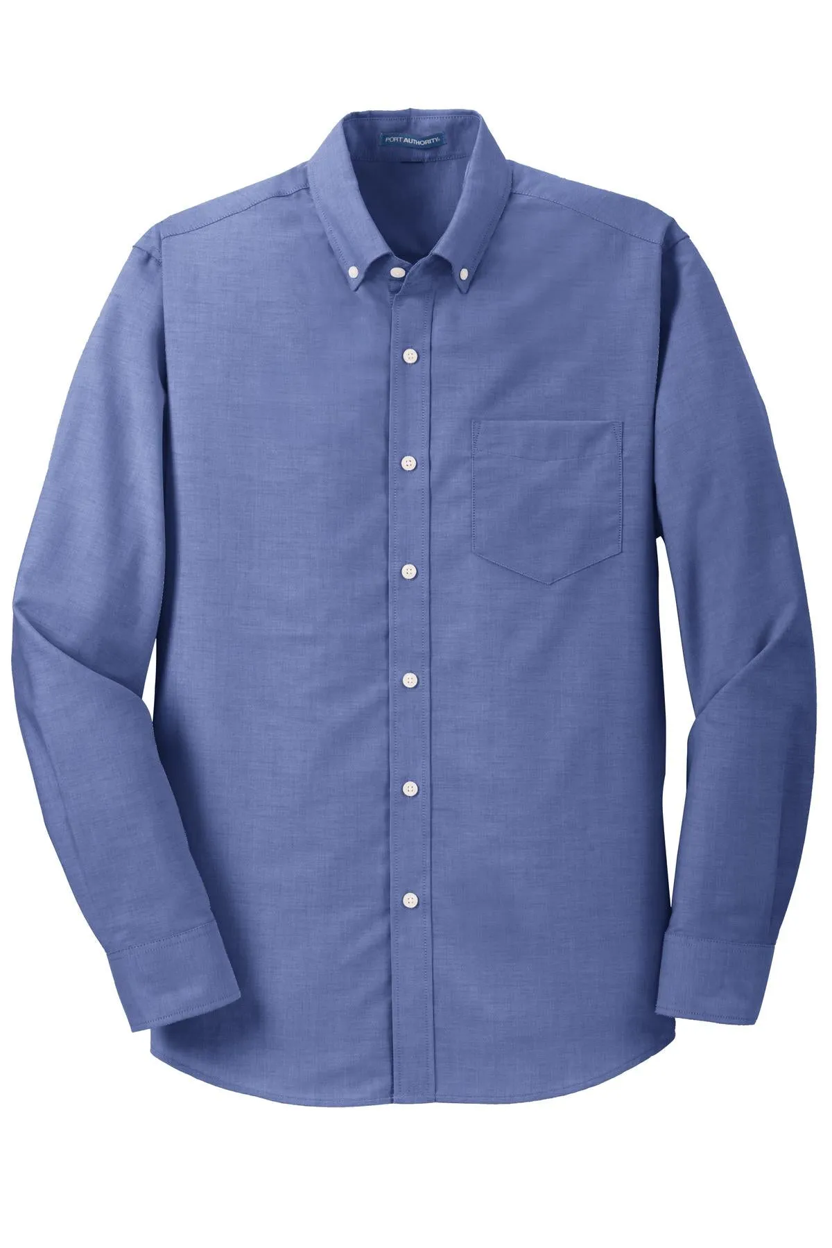 Port Authority SuperPro Oxford Shirt. S658 Navy