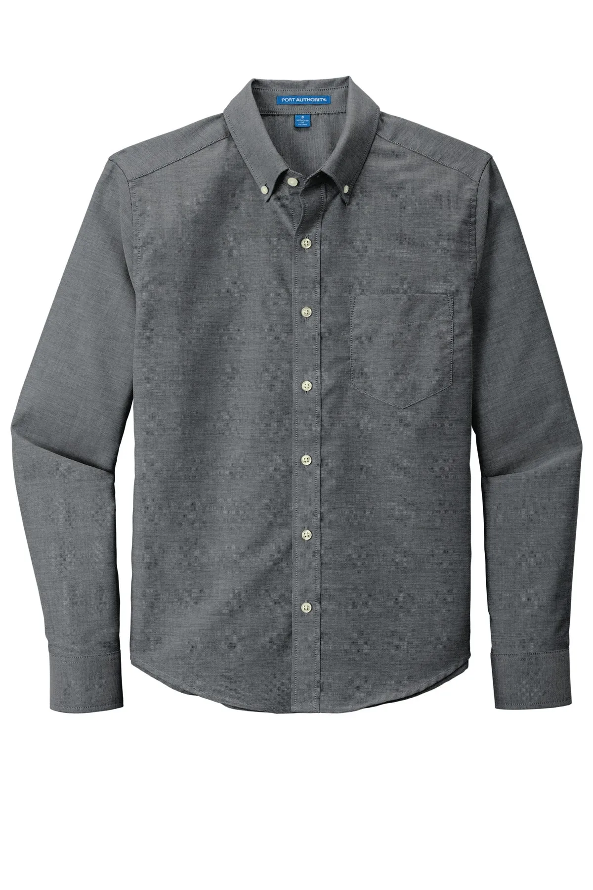 Port Authority   Untucked Fit SuperPro  Oxford  S651 Black