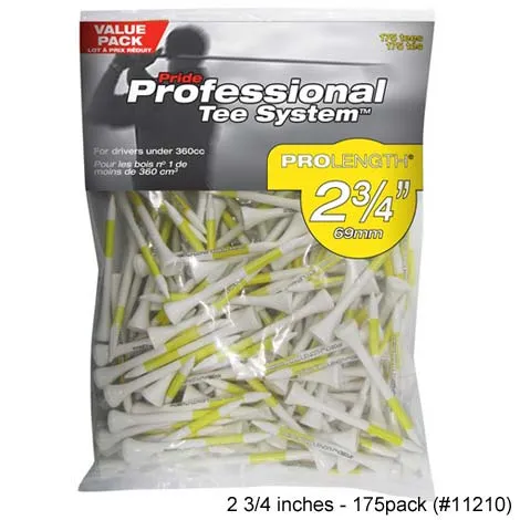 Pride Golf Tee PTS Value Packs