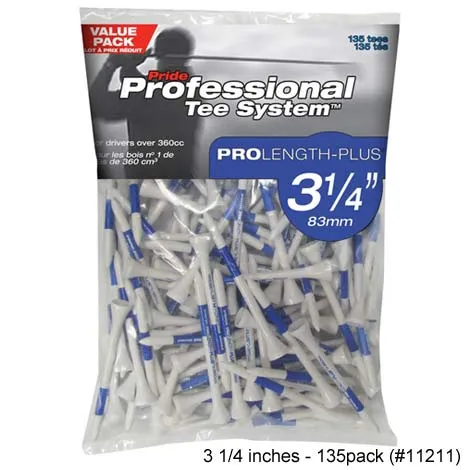Pride Golf Tee PTS Value Packs