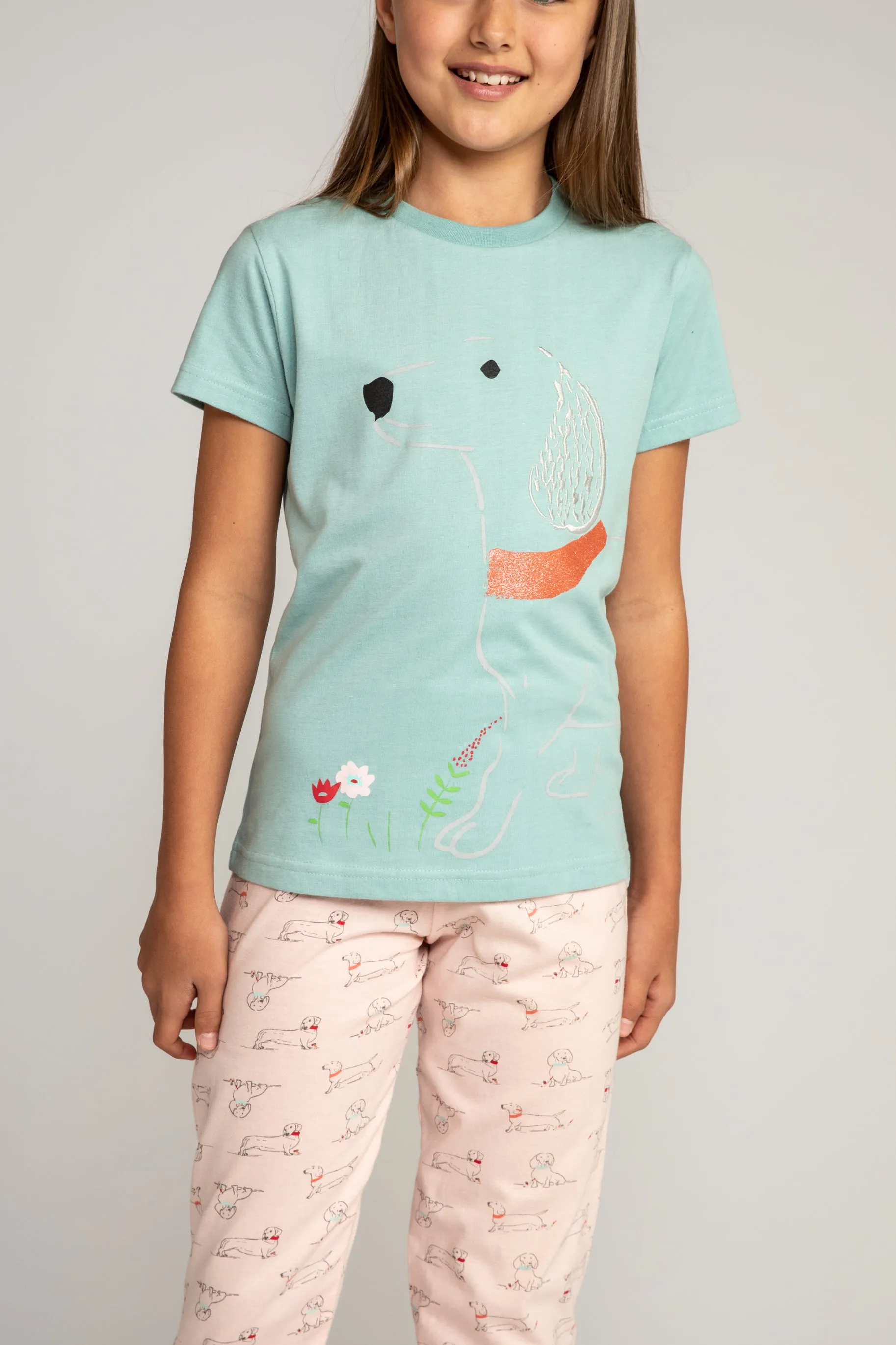 Puppy Print Pyjama Set