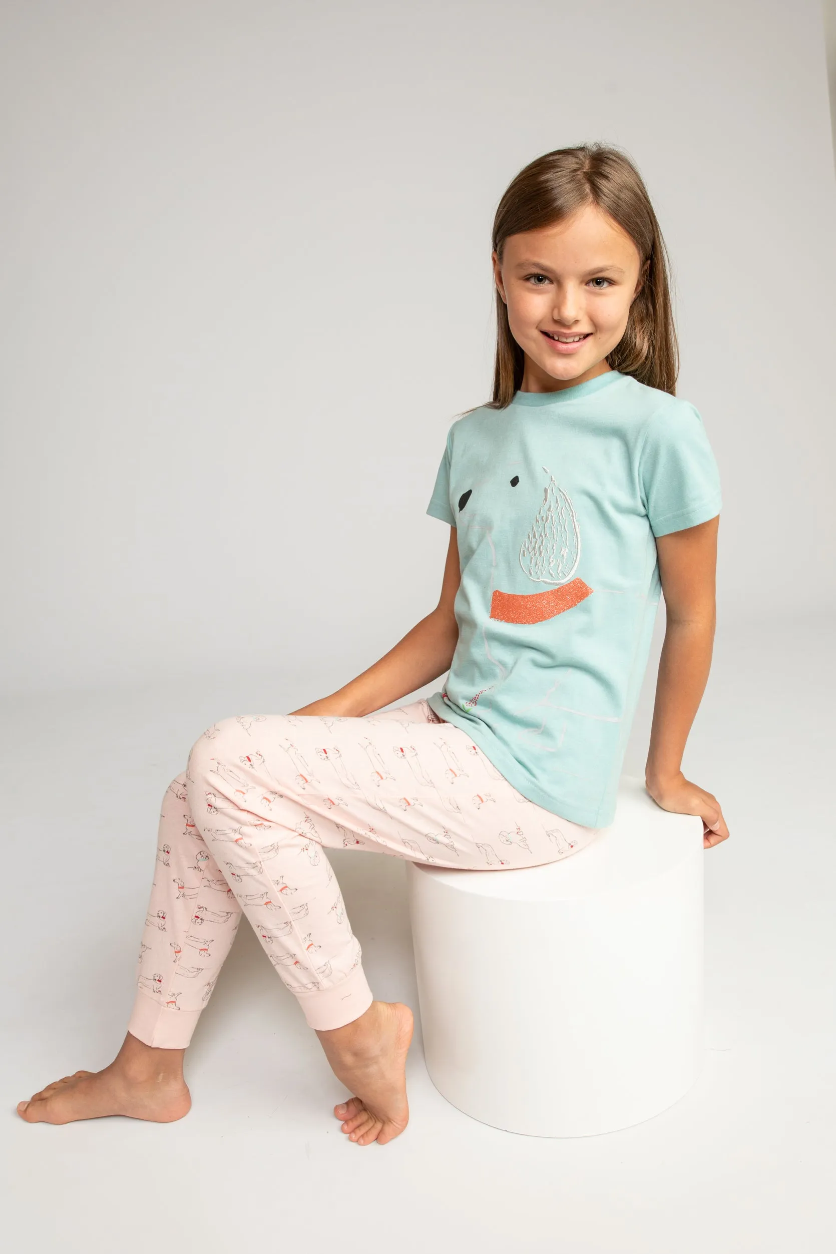 Puppy Print Pyjama Set