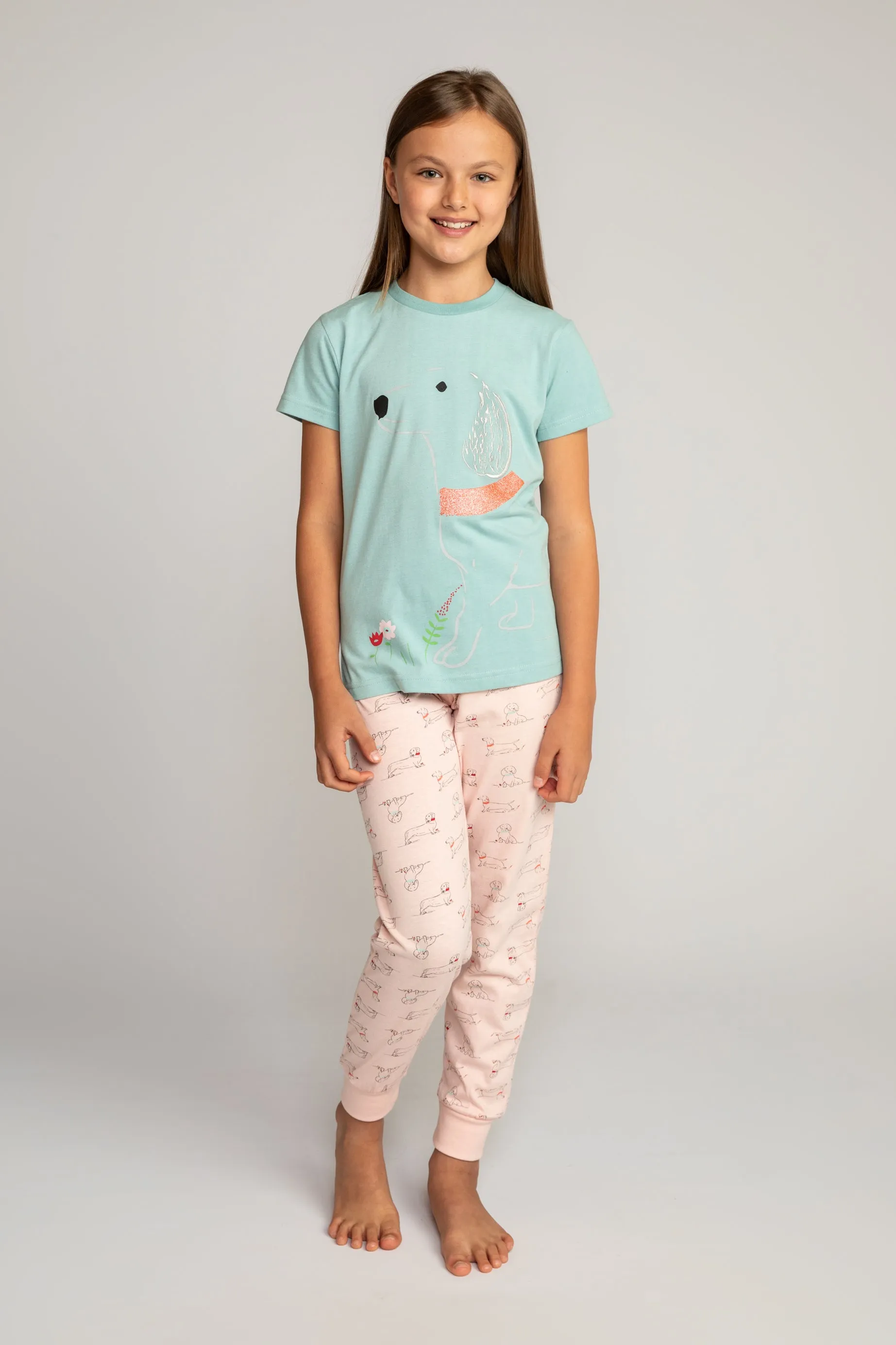 Puppy Print Pyjama Set