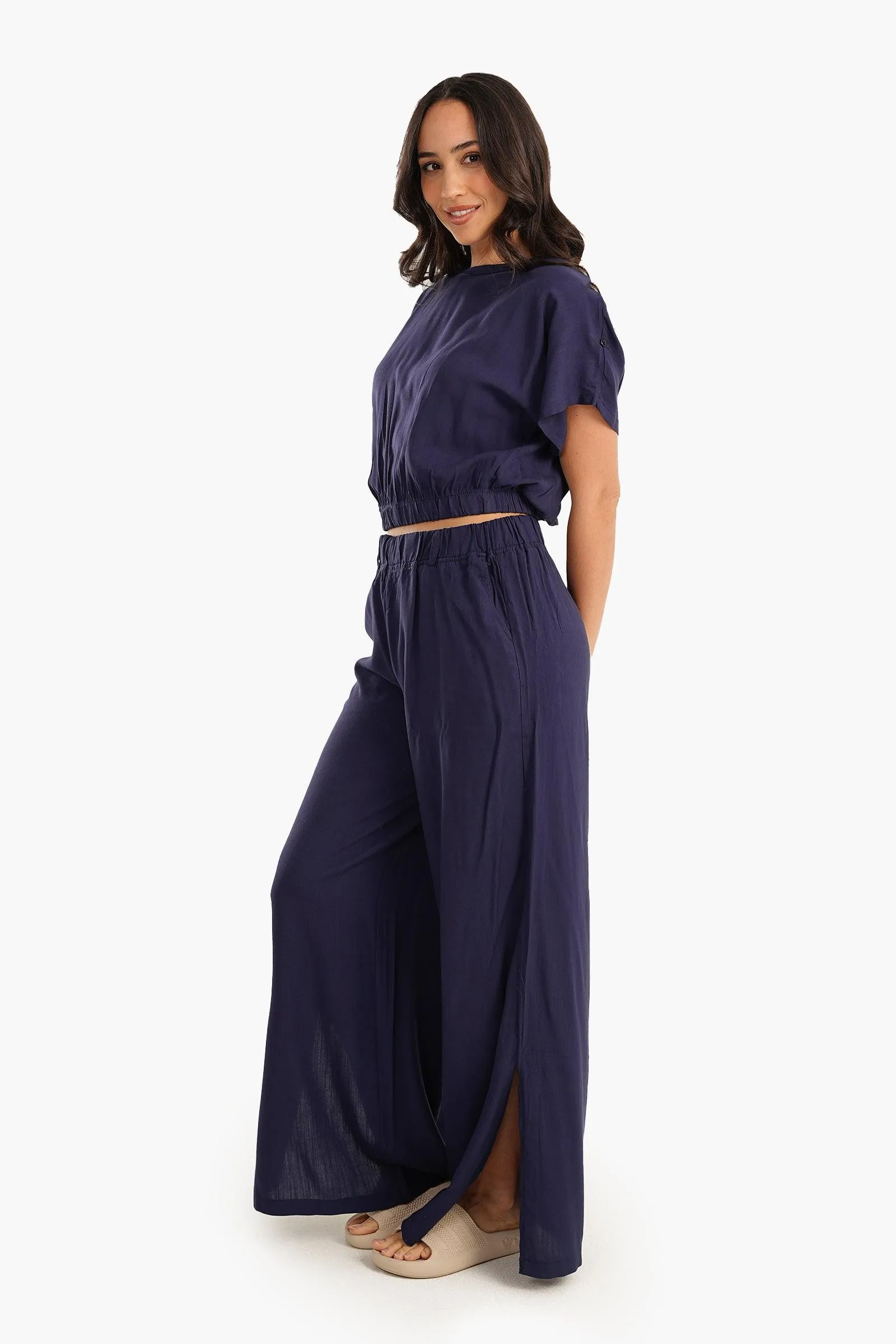 Pyjama Set with Side Slits