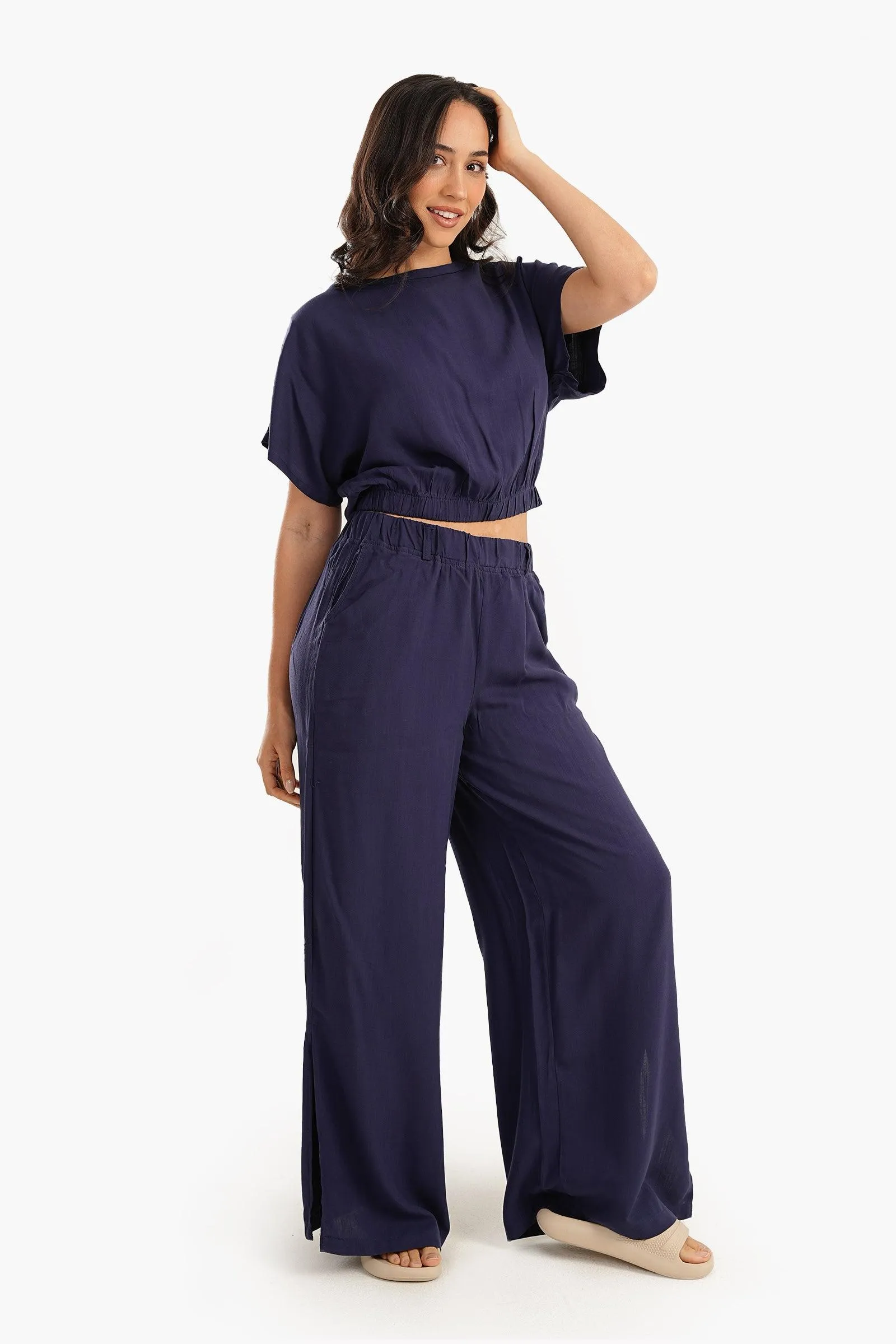 Pyjama Set with Side Slits