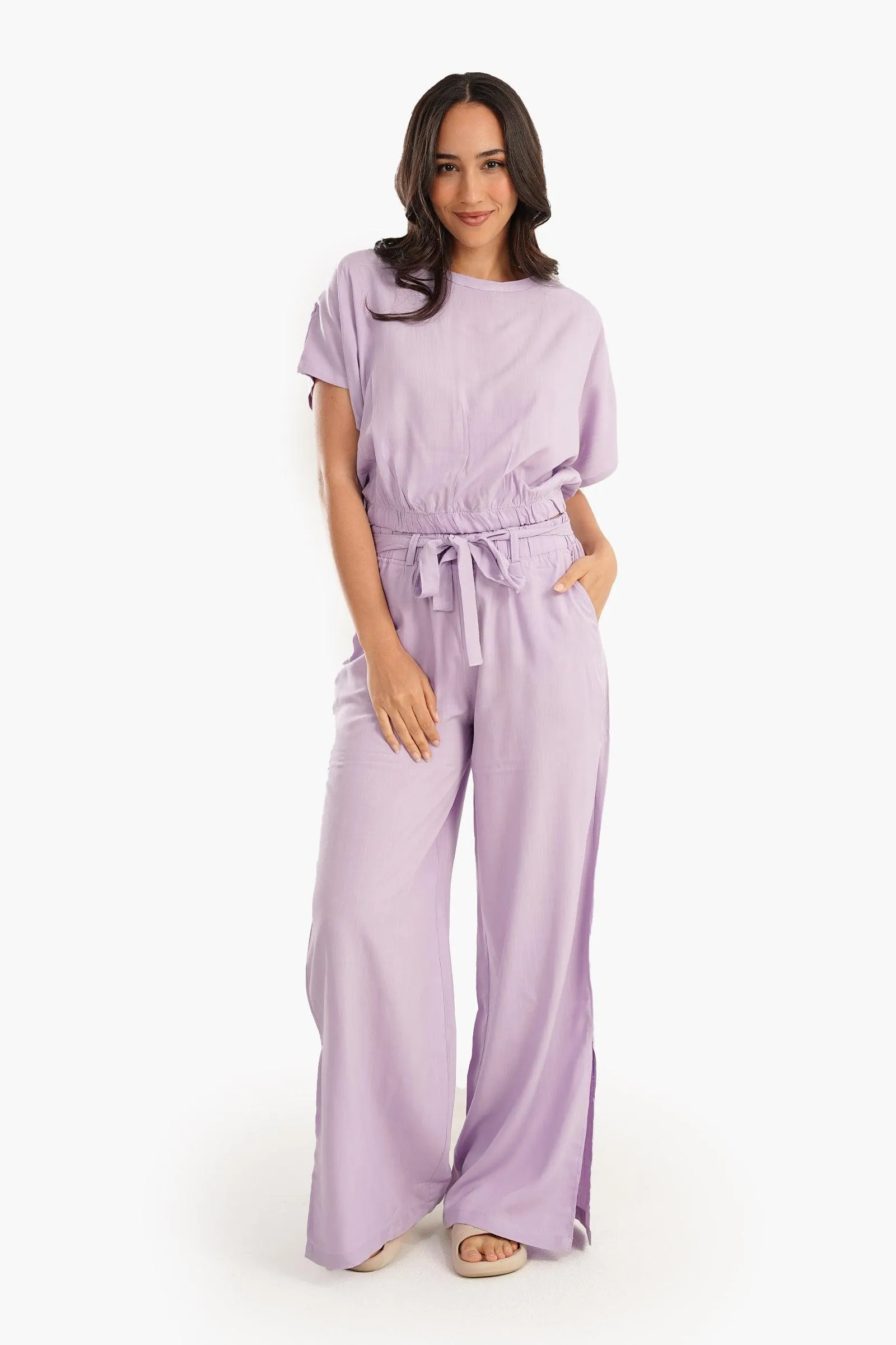 Pyjama Set with Side Slits