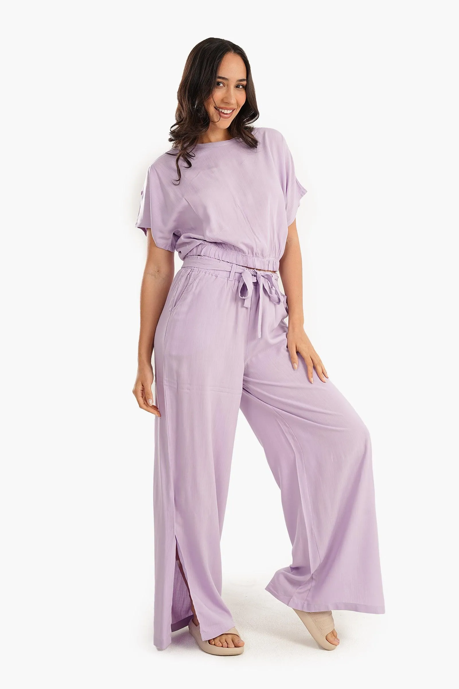 Pyjama Set with Side Slits