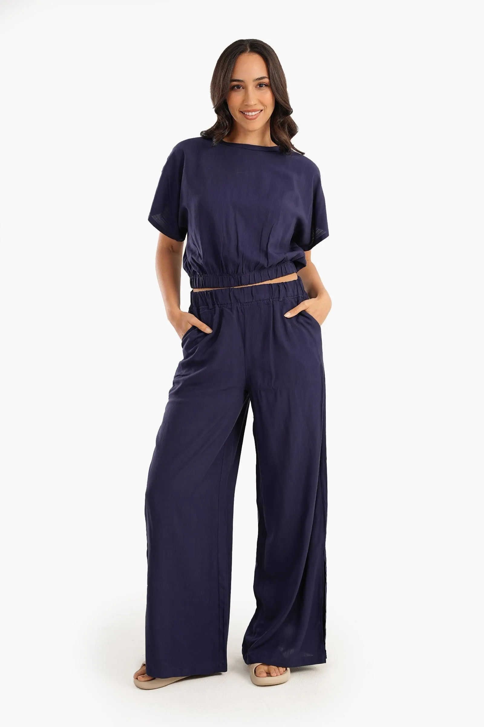 Pyjama Set with Side Slits
