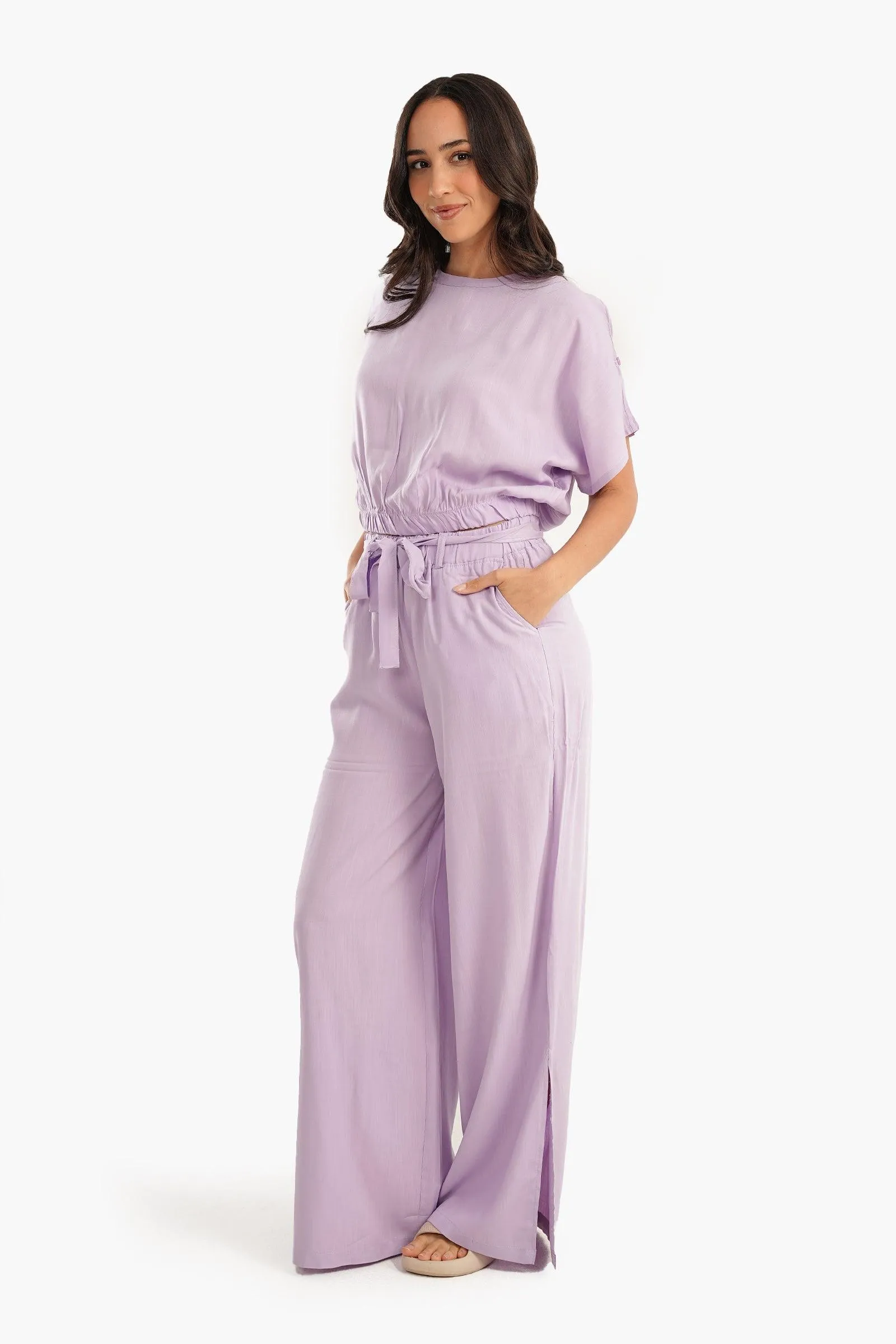 Pyjama Set with Side Slits