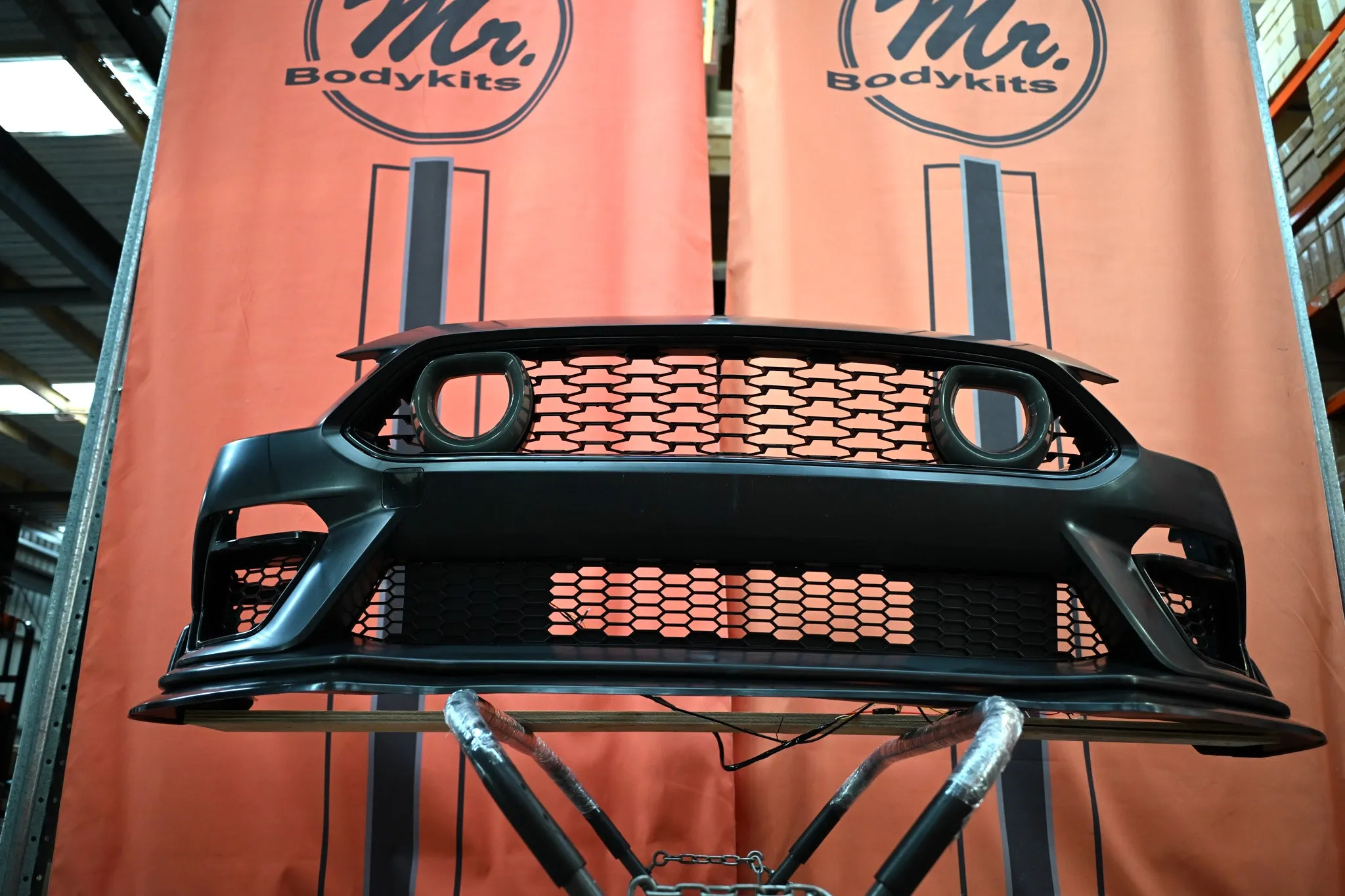 Quality AMPP Mach 1 Style Front Bumper For Ford Mustang 2018-2022 FN, Mr Bodykits