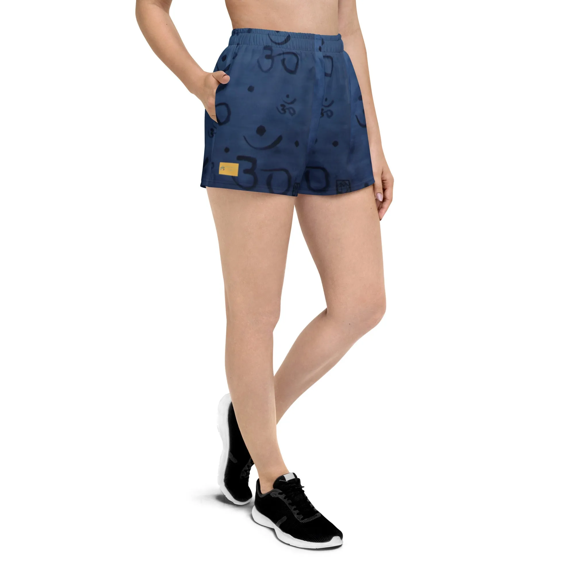 "OM" - Women’s Recycled Athletic Shorts